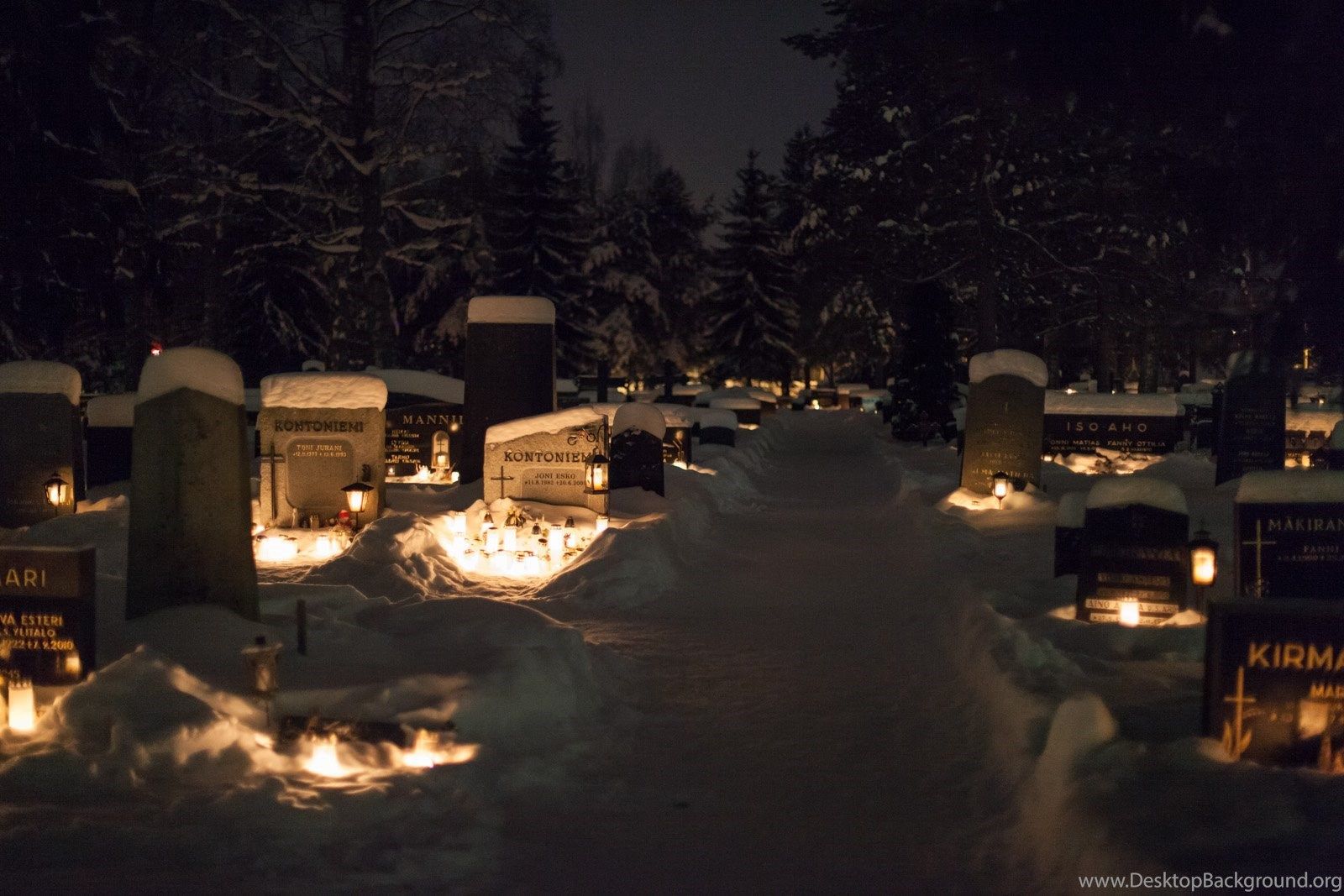 Snowy Cemetery Wallpapers on WallpaperDog