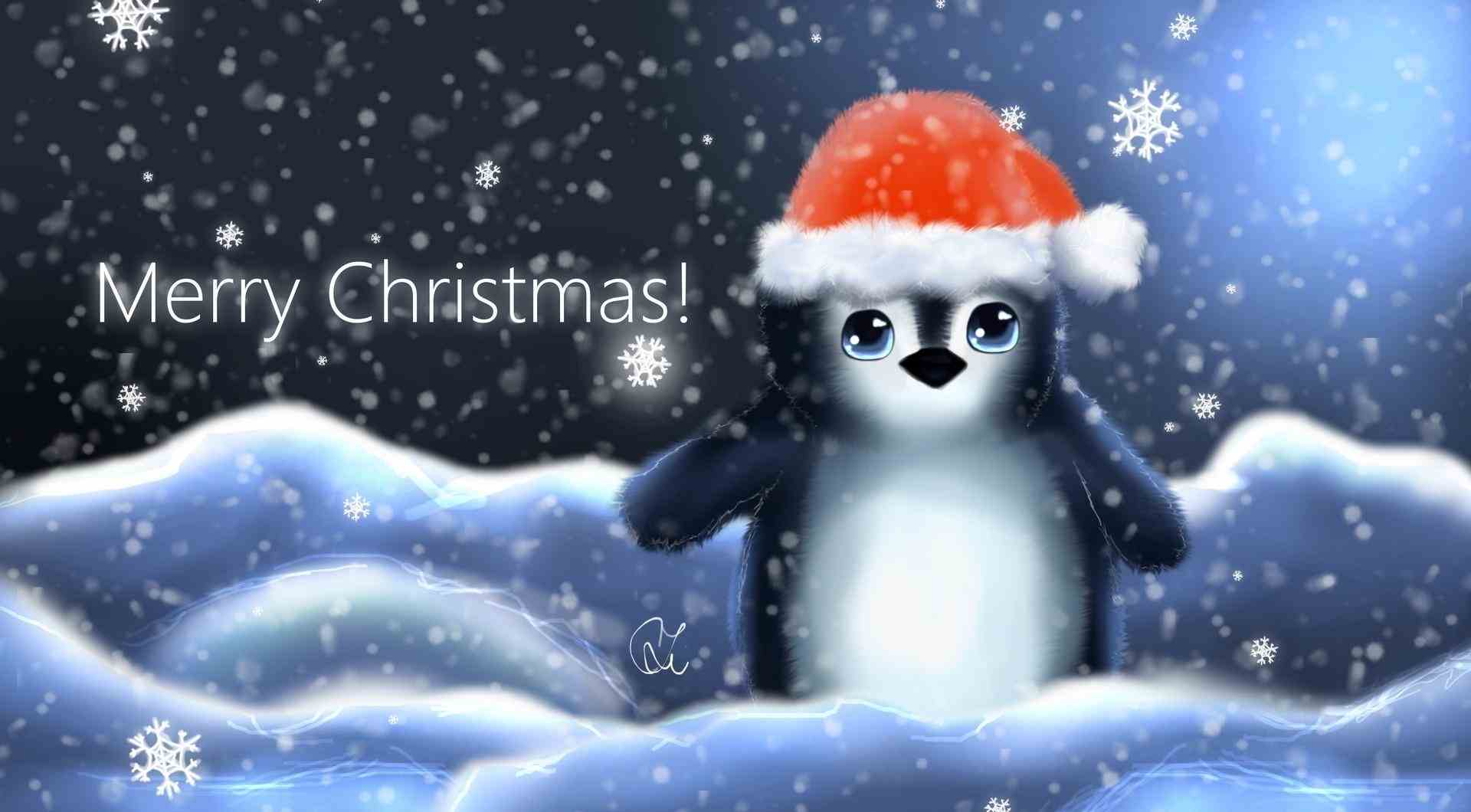 Cute Christmas Penguin Wallpapers on WallpaperDog