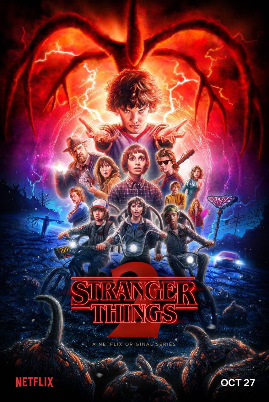Stranger Things Eleven And Mike Cave iPhone X Wallpapers Free Download