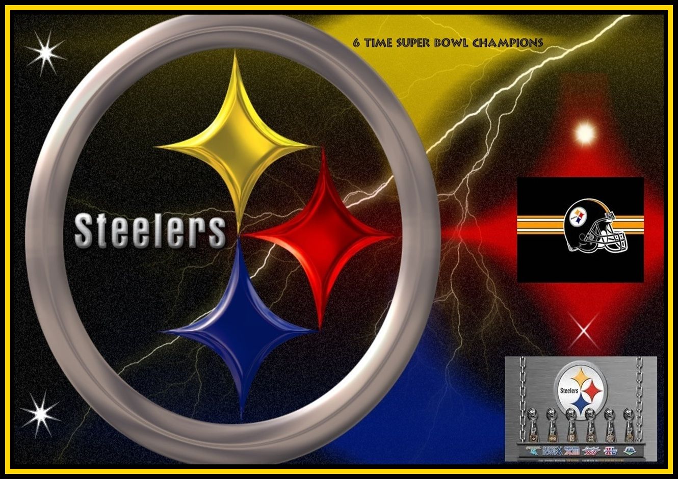 6 Time Superbowl Champions Steelers Desktop Wallpapers on WallpaperDog