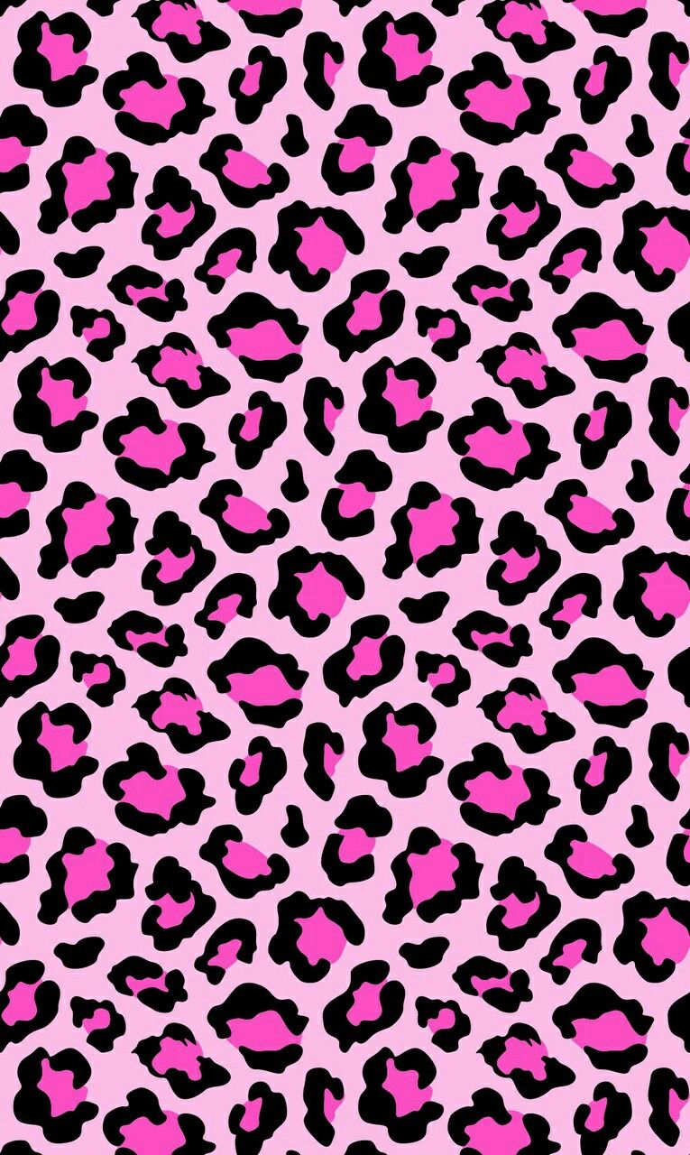 photo Cheetah Aesthetic Iphone Pink Cow Print Wallpaper leopard print pink...