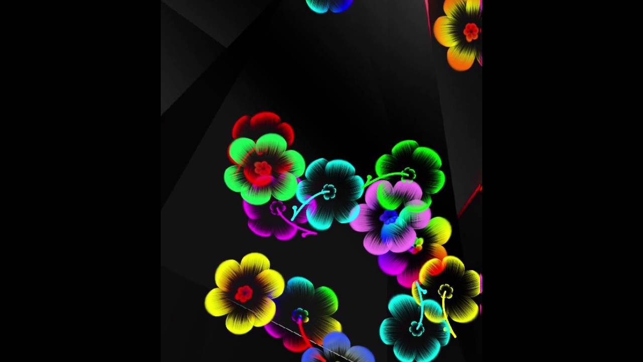 Neon flower flowers pretty HD phone wallpaper  Peakpx