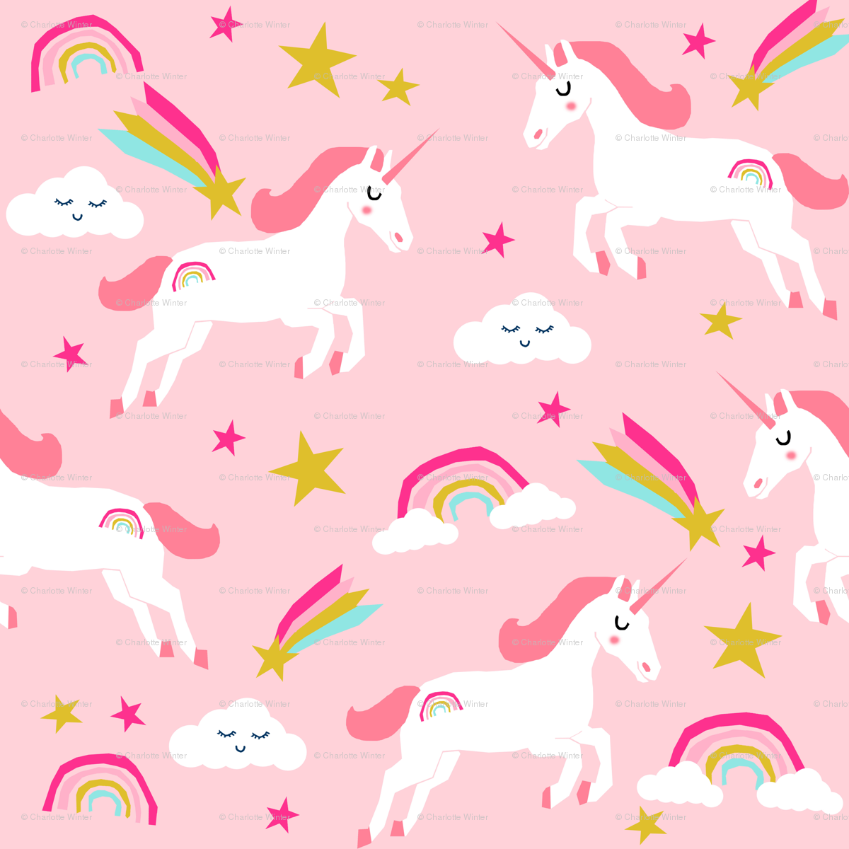 Cute Rainbow Unicorn Desktop Wallpapers on WallpaperDog