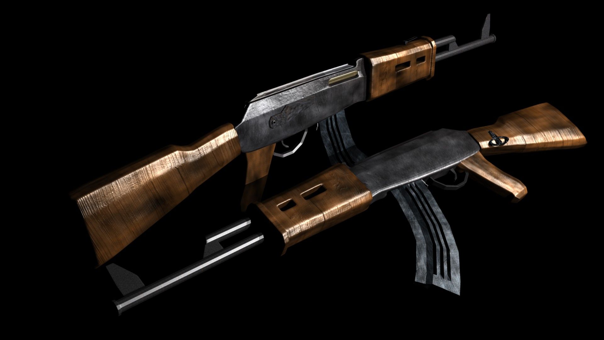 Ak 47 painted sumukh wallpaper 1600×900