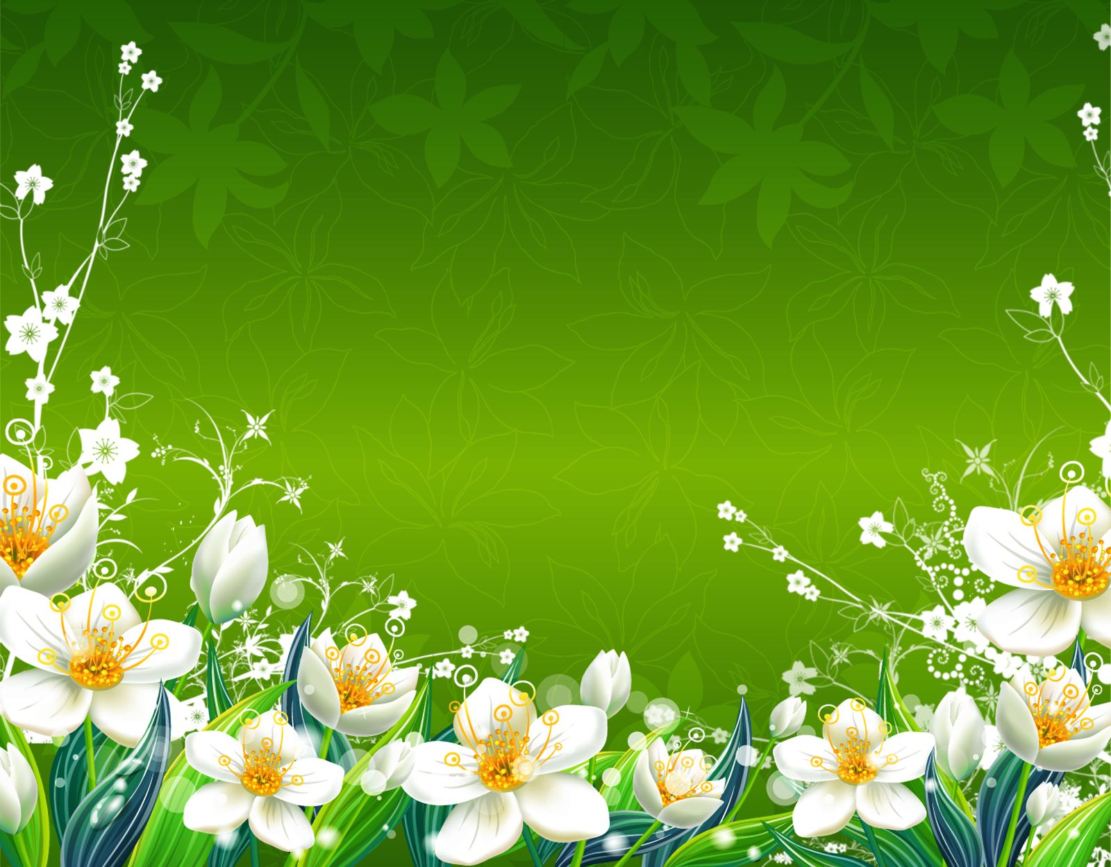 Floral design art flowers leaves green HD wallpaper  Peakpx