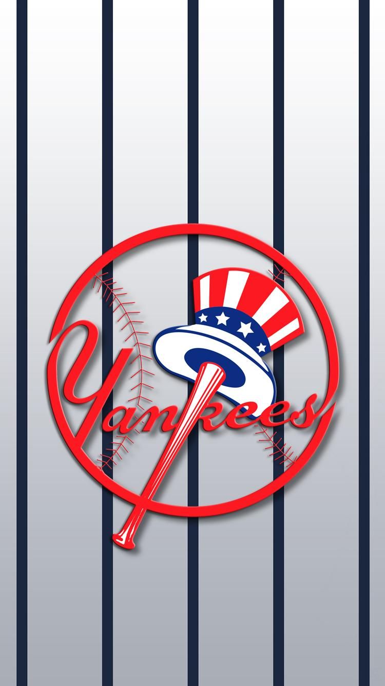 Wallpaper wallpaper sport logo baseball glitter checkered MLB New  York Yankees images for desktop section спорт  download