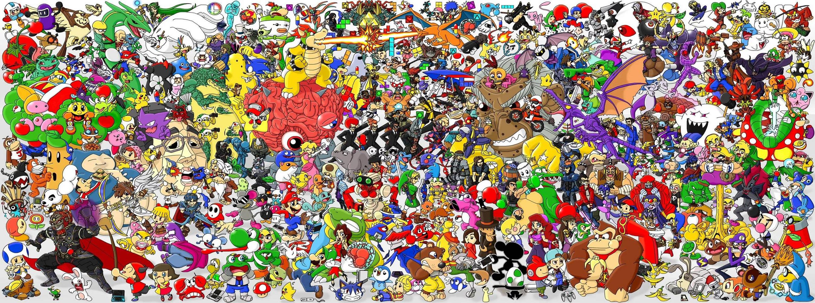 Nintendo Characters Desktop Wallpapers on WallpaperDog