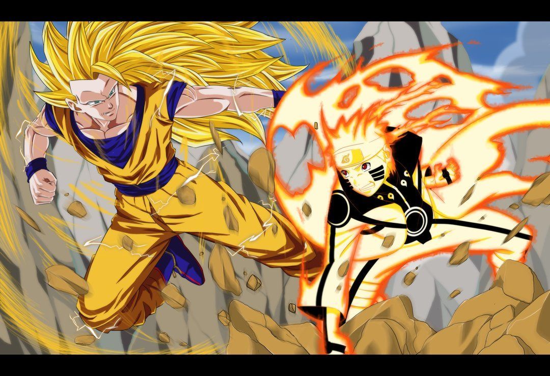 Goku Vs Naruto Wallpaper Hd gambar ke 10