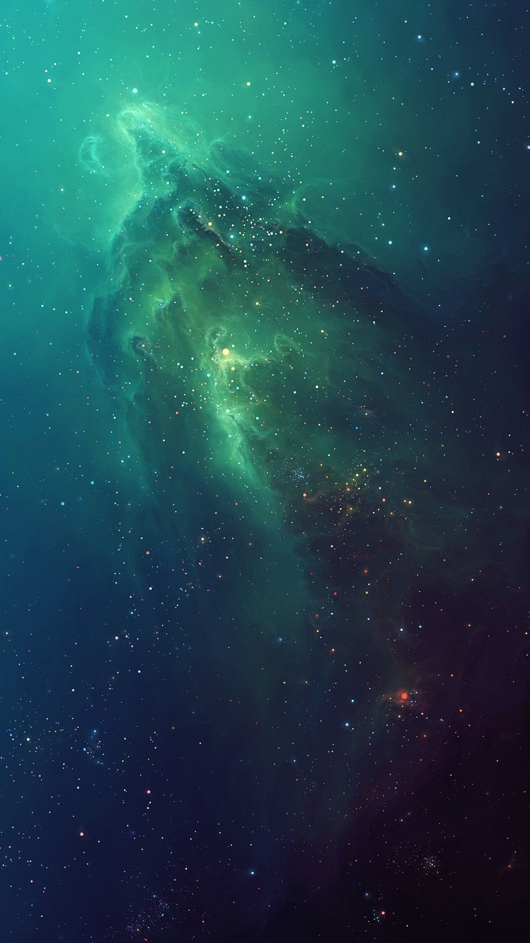 Galaxy Green iPhone Wallpapers on WallpaperDog