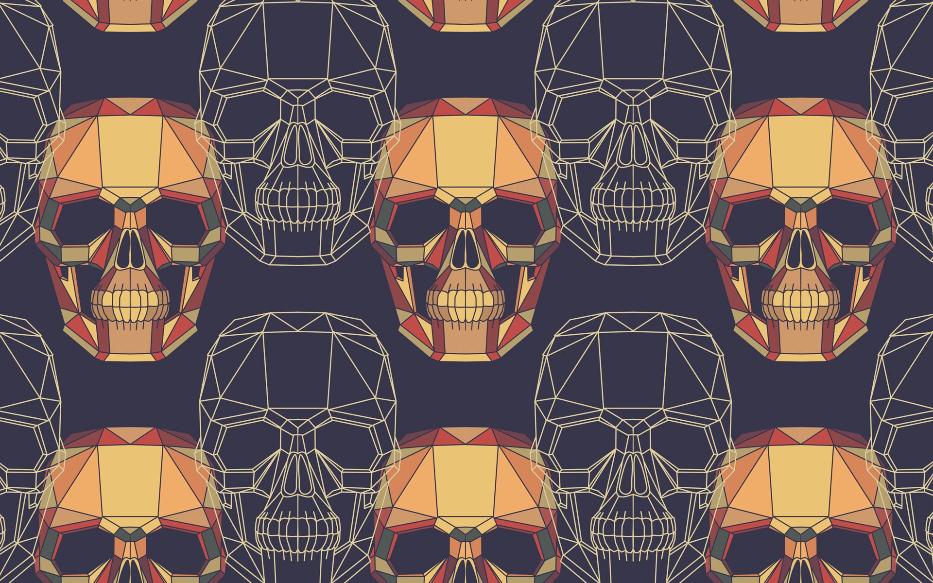 Skull Pattern Wallpapers on WallpaperDog