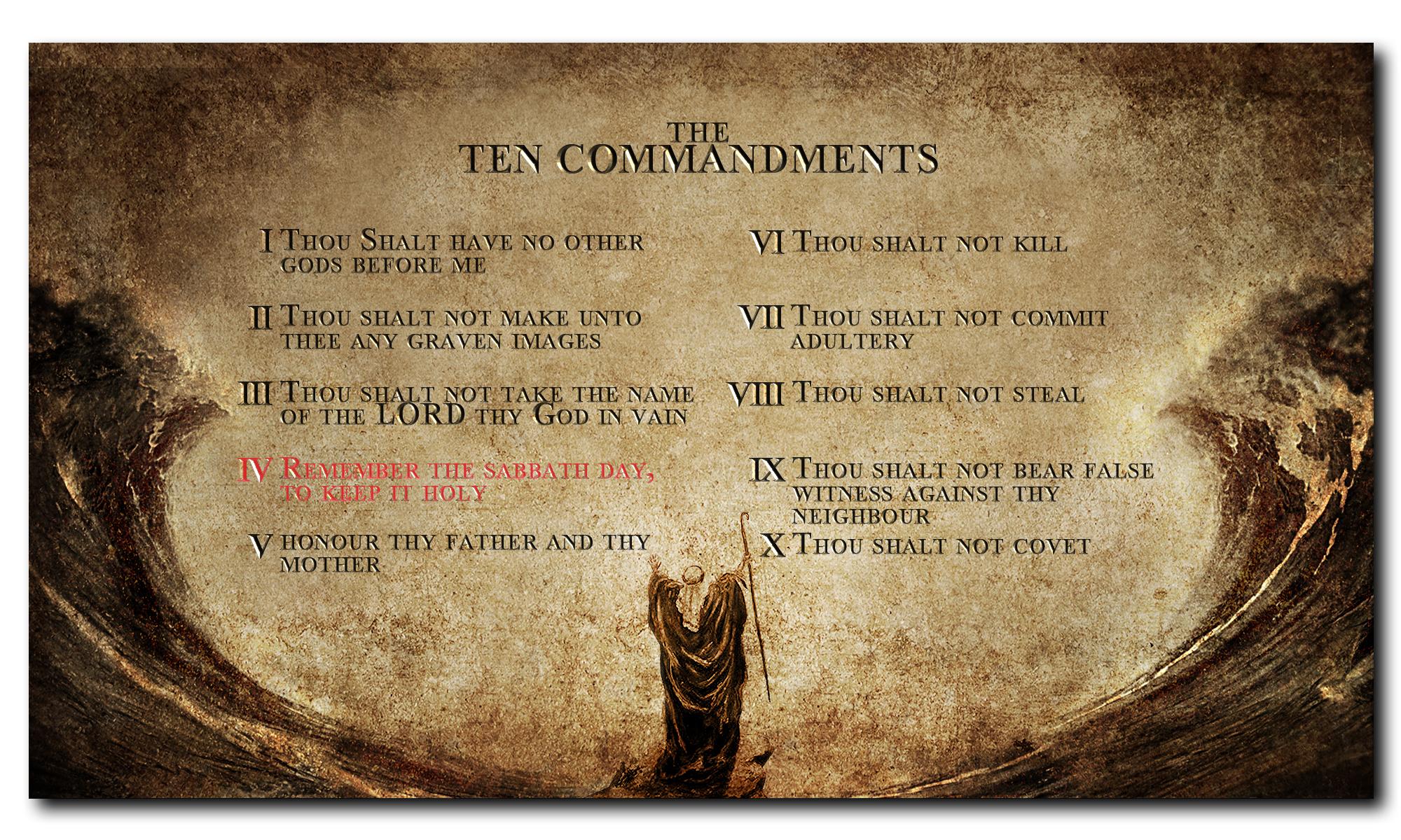 Moses Ten Commandments Wallpaper The Ten Commandments  फट शयर