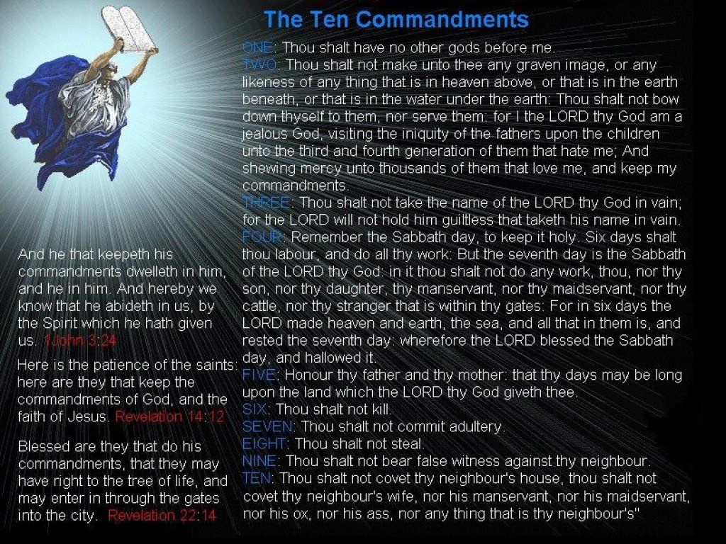 The Seven Deadly Sins  Ten Commandments HD wallpaper download