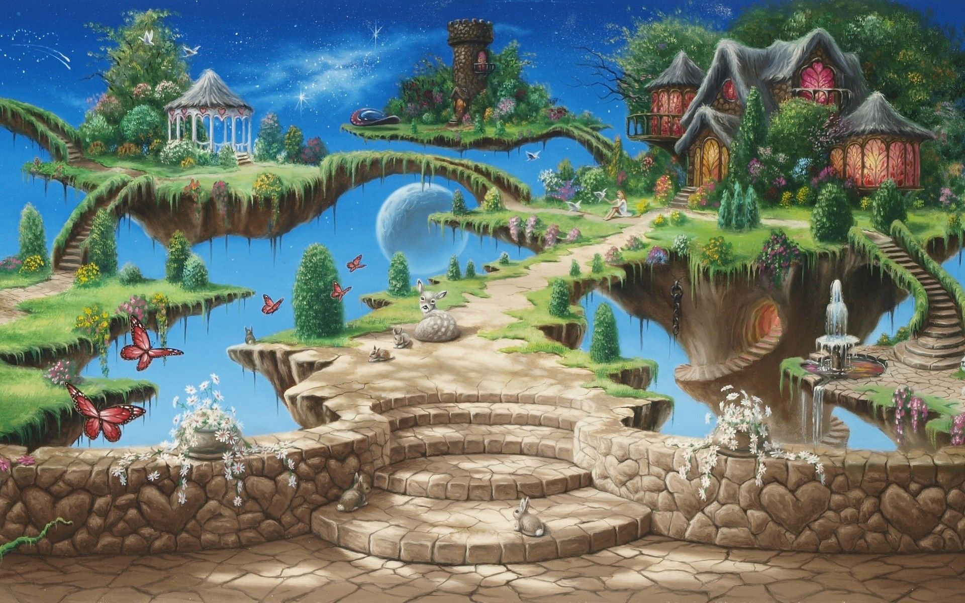Alice in Wonderland  Cheshire Cat  Black Light Poster  TrippyStore