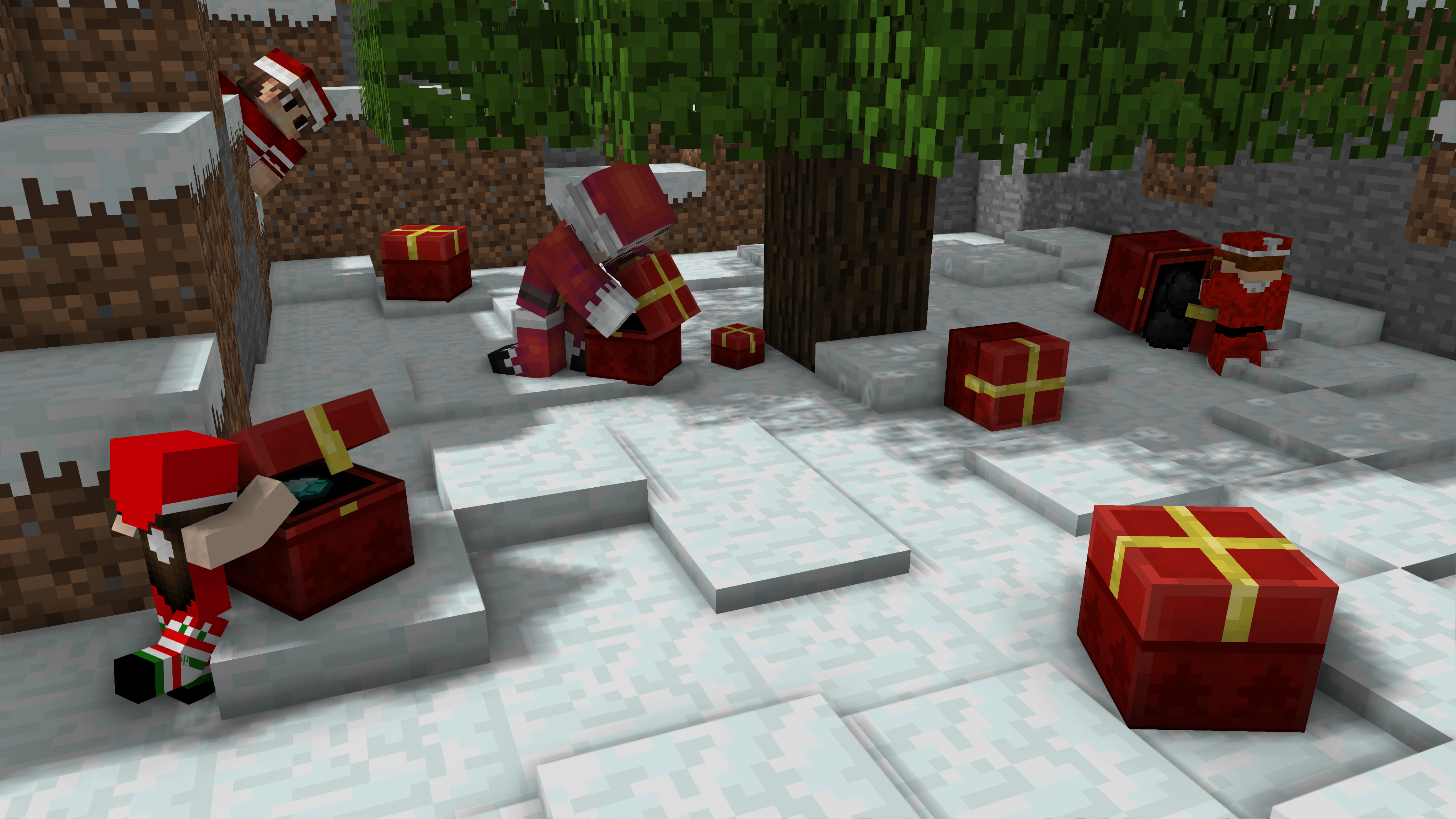 Minecraft Christmas Wallpapers on WallpaperDog