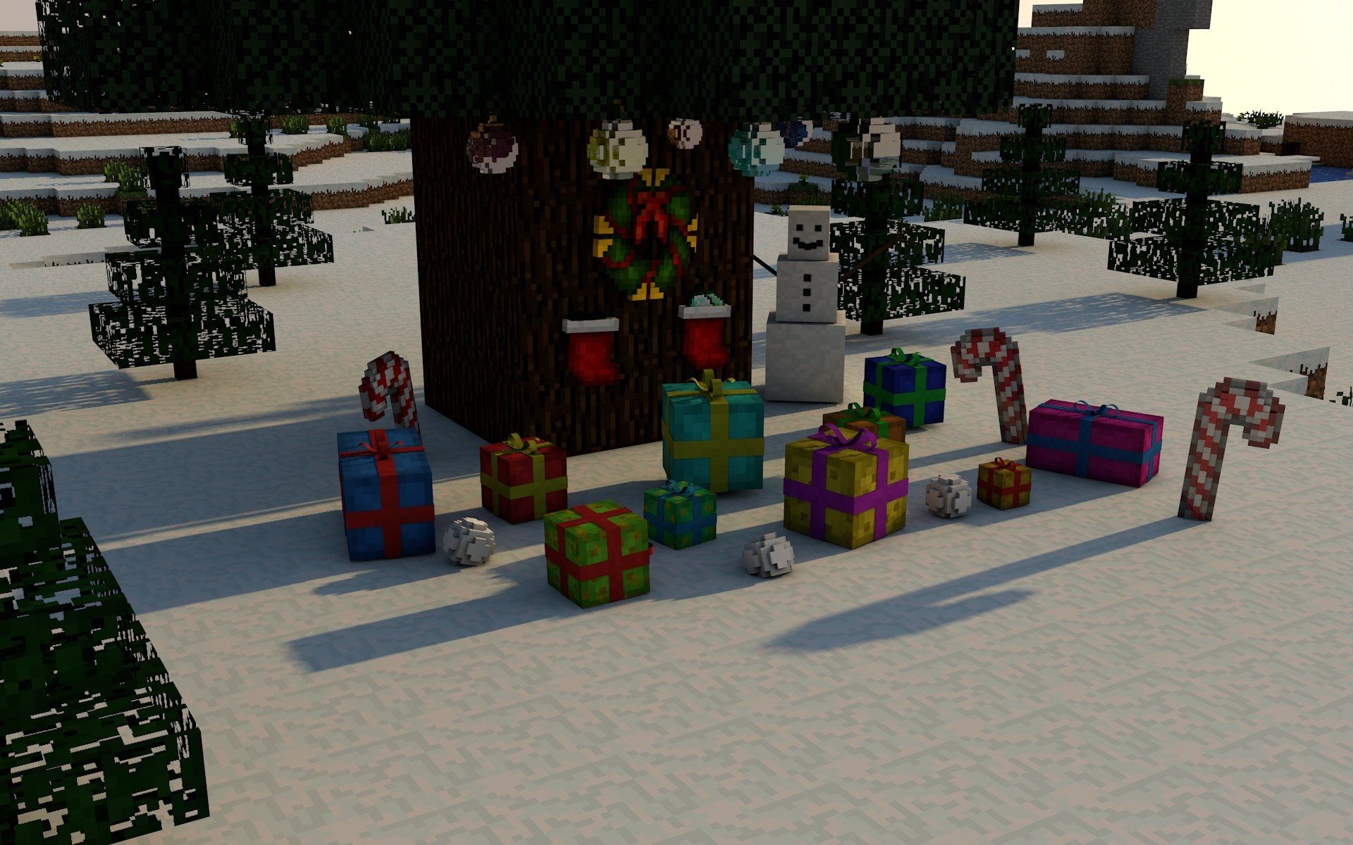 Minecraft Christmas Wallpapers on WallpaperDog