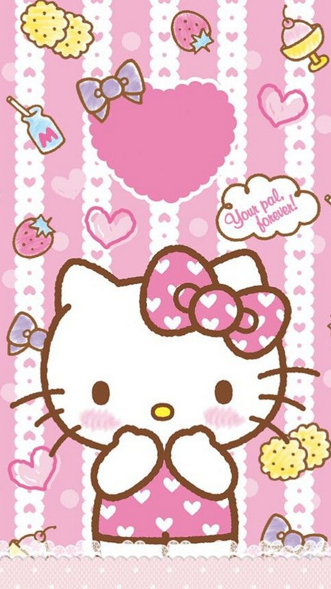 Anime Hello Kitty Phone Wallpaper  Mobile Abyss