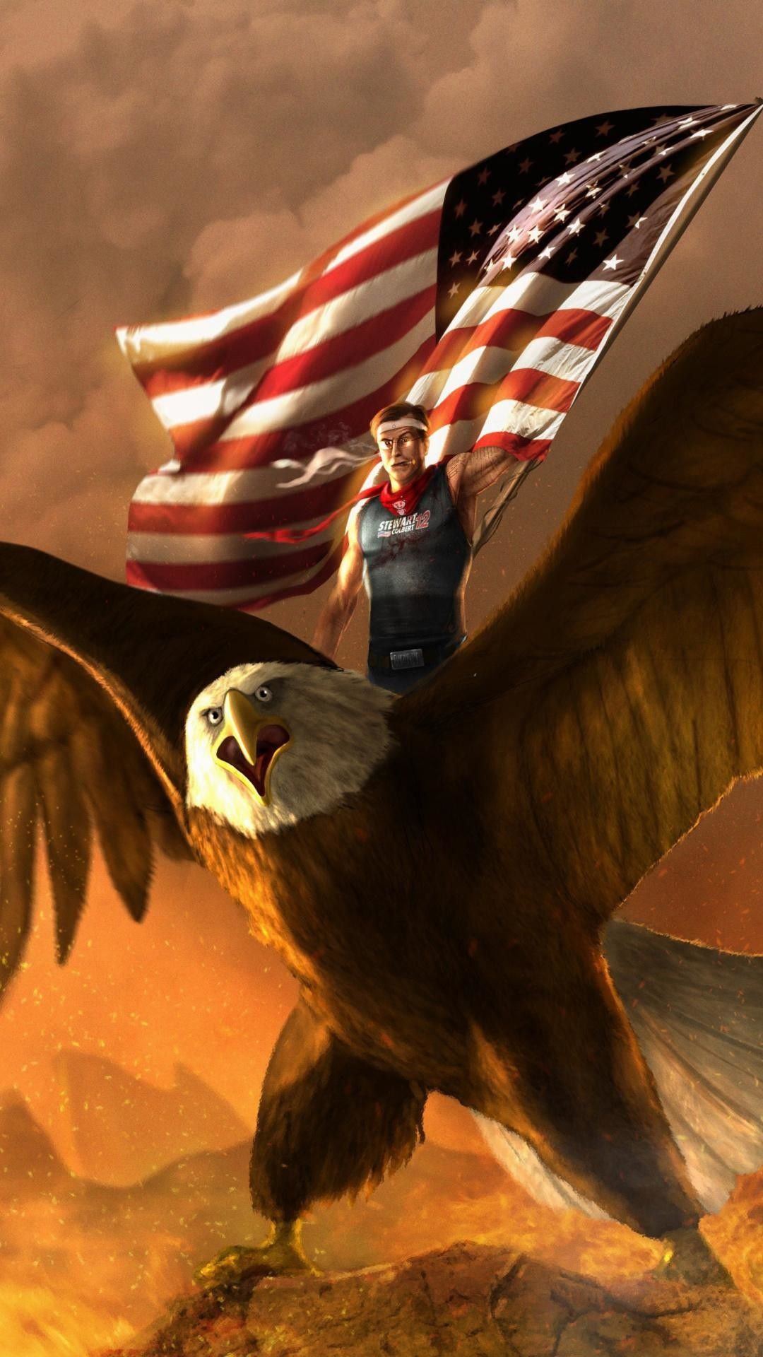American Flag with Eagle Wallpaper  Eagle wallpaper American flag  wallpaper Eagle pictures