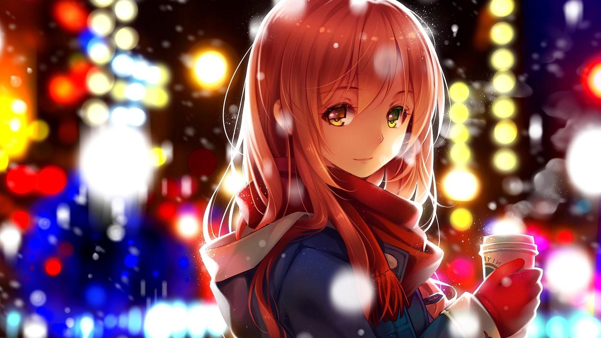 Anime Girl Background Wallpaper gambar ke 15