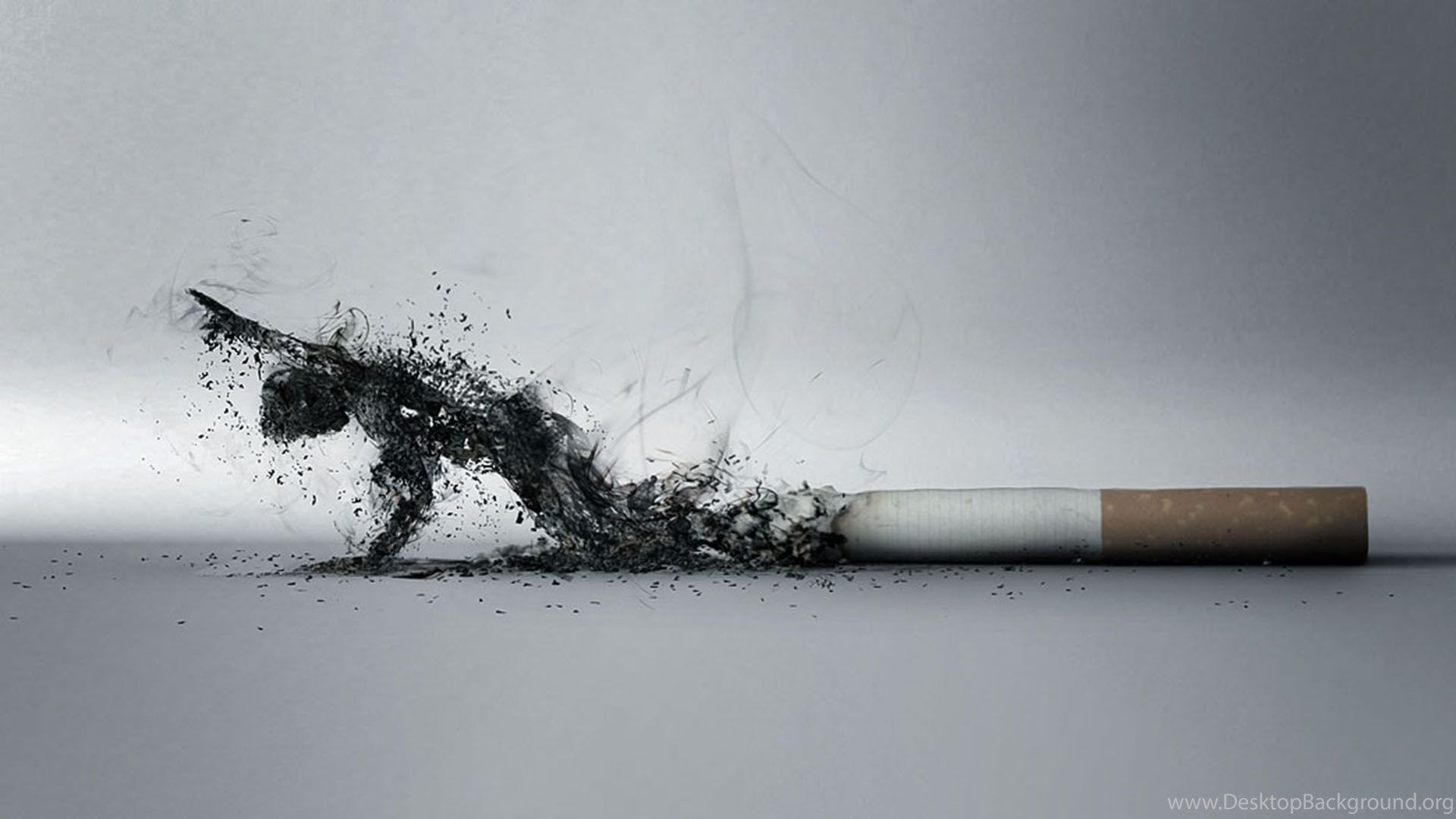 cigarette smoke art wallpaper