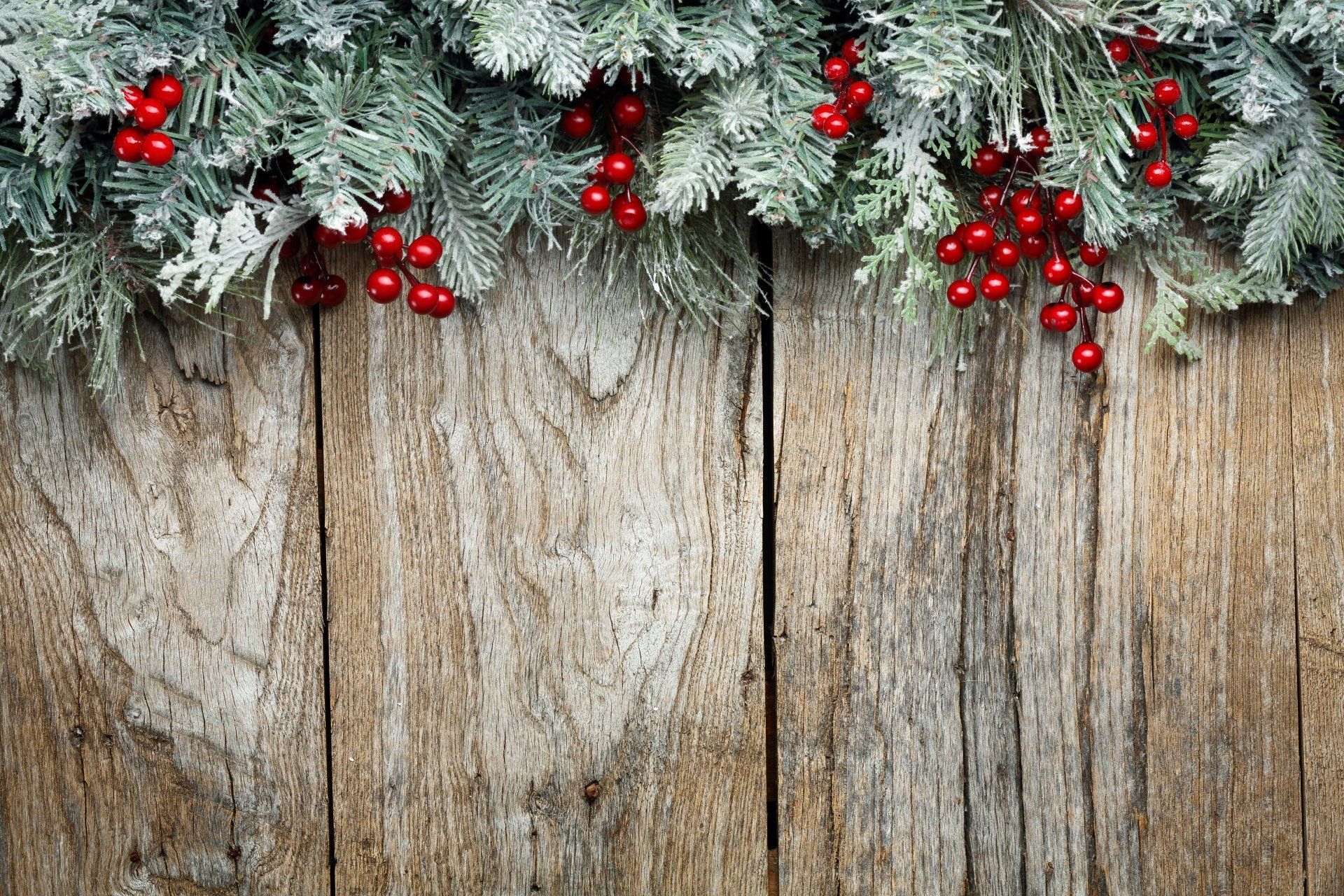 Rustic Christmas Background