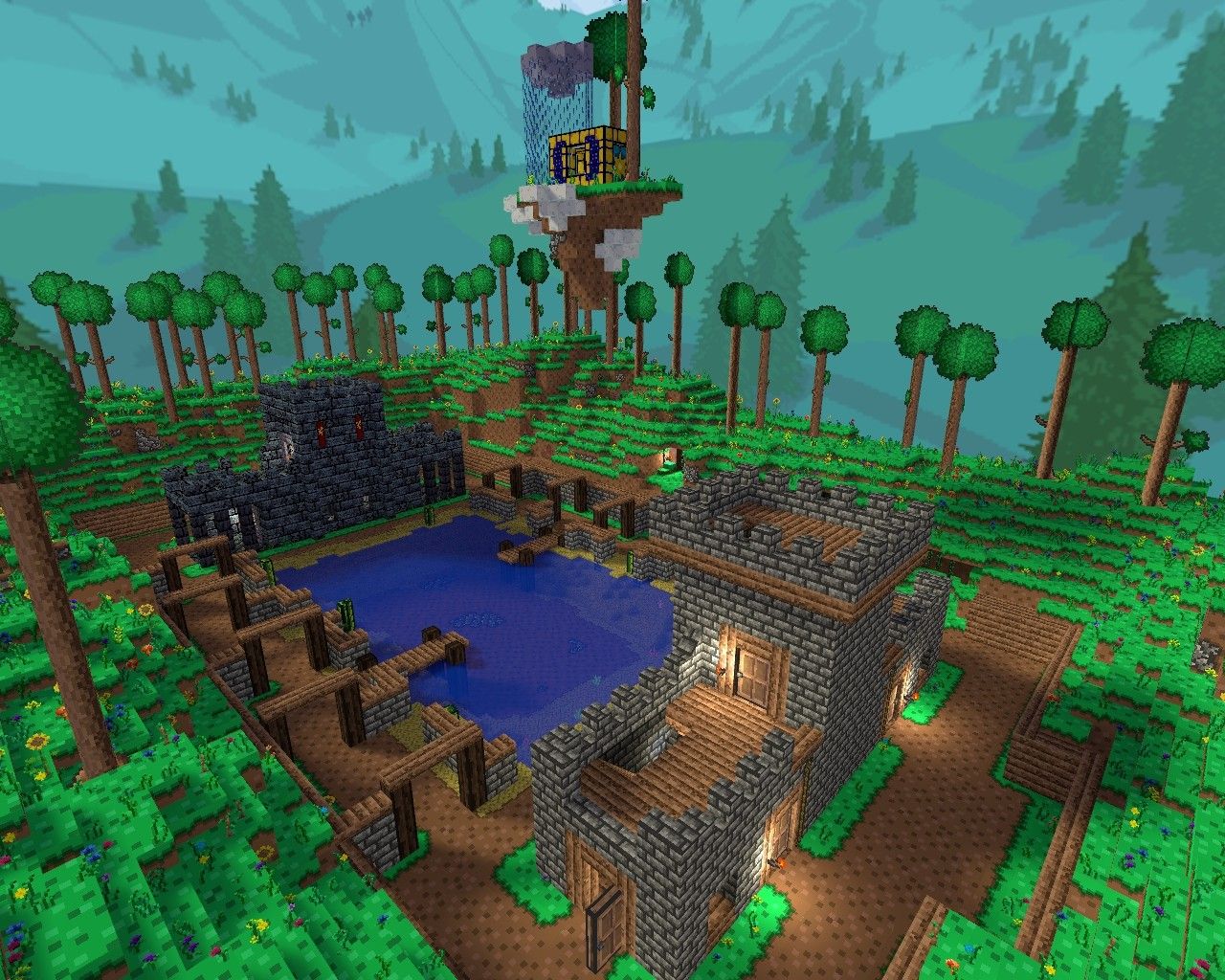 Terraria 3d minecraft фото 22