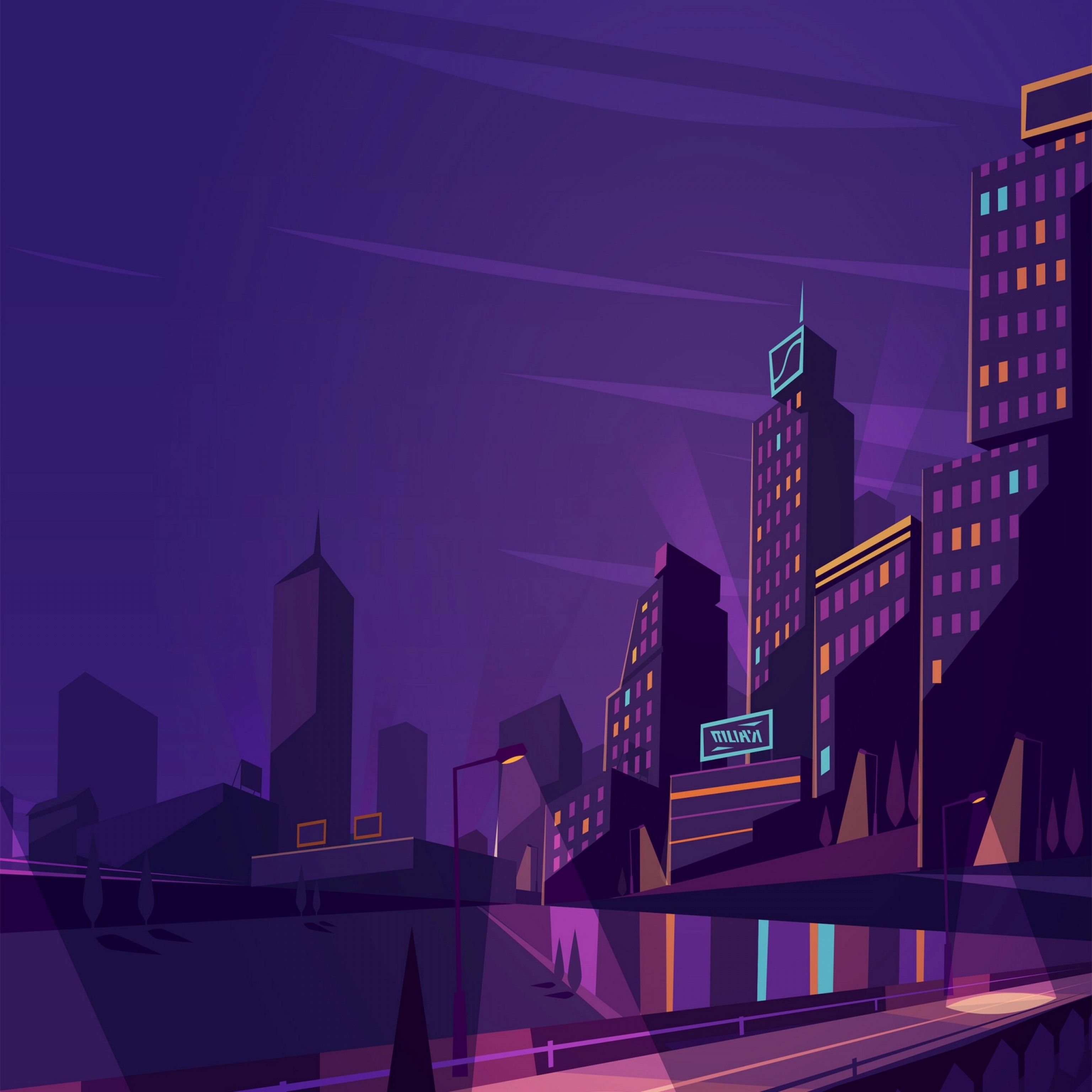 Cartoon City Street Wallpapers on WallpaperDog