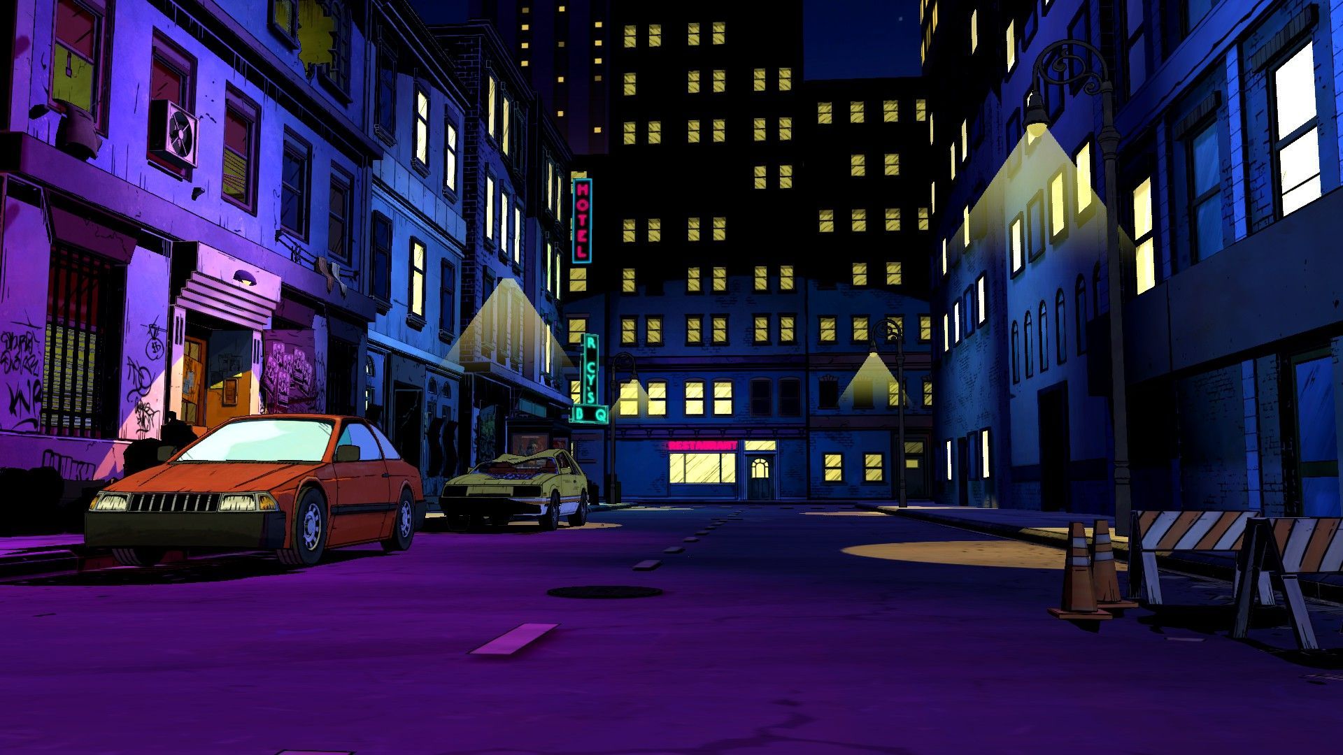 Cartoon Town Background