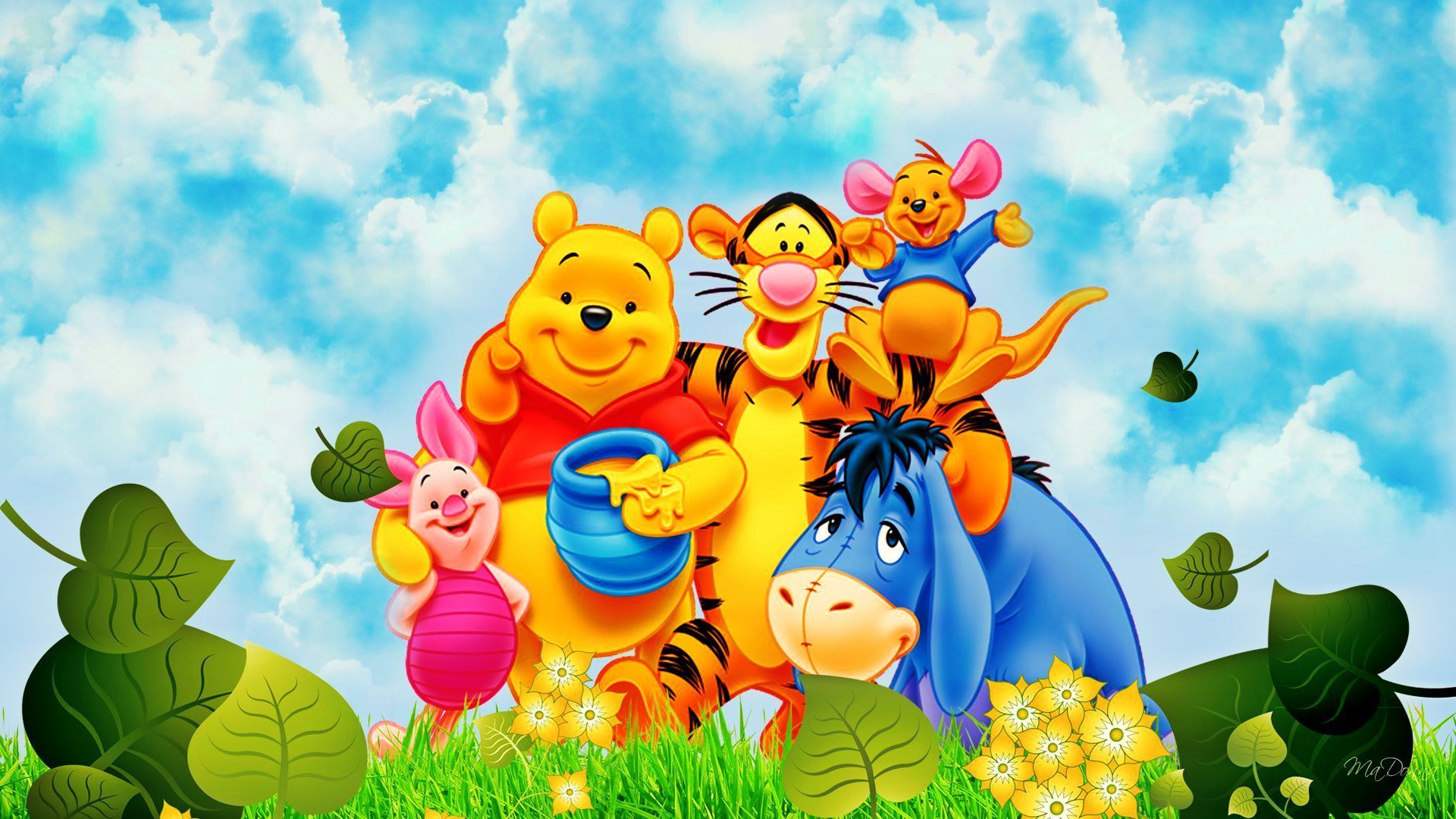 Winnie the Pooh and Friends Wallpapers on WallpaperDog