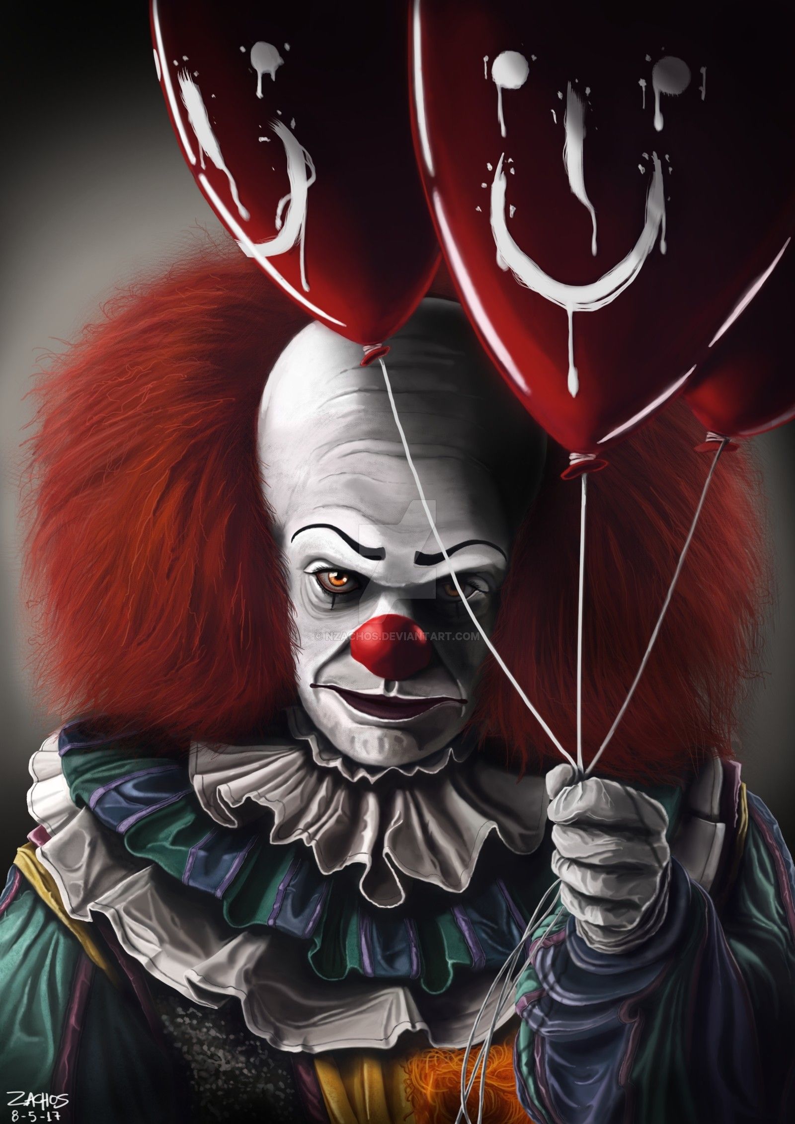 AIGenerated Pennywise PC Wallpaper 4K