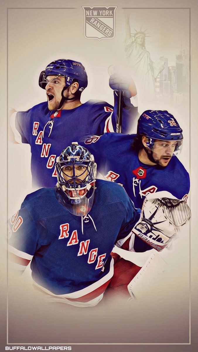 New York Rangers (NHL) iPhone X/XS/XR Home Screen Wallpape…