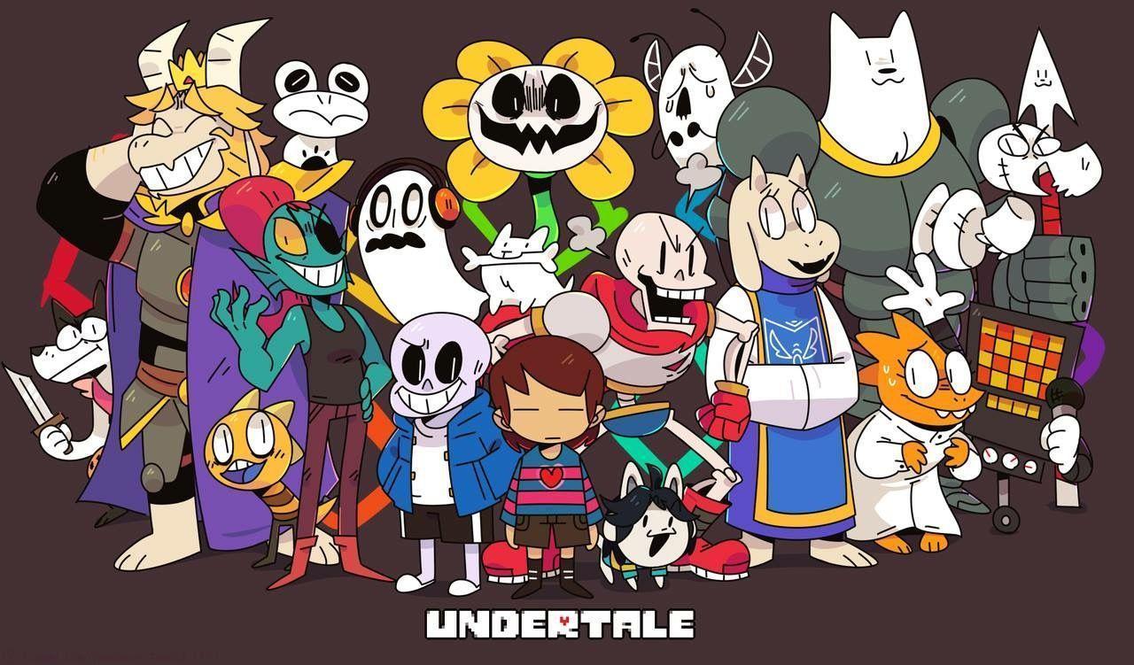 Undertale All Characters Wallpapers on WallpaperDog