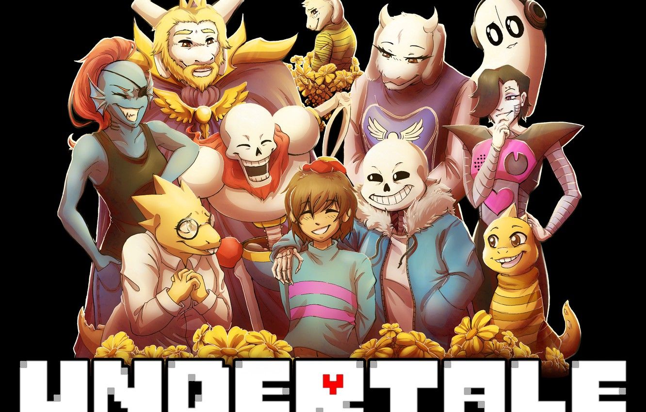 Undertale Characters Wallpaper  Undertale, Character wallpaper, Undertale  art