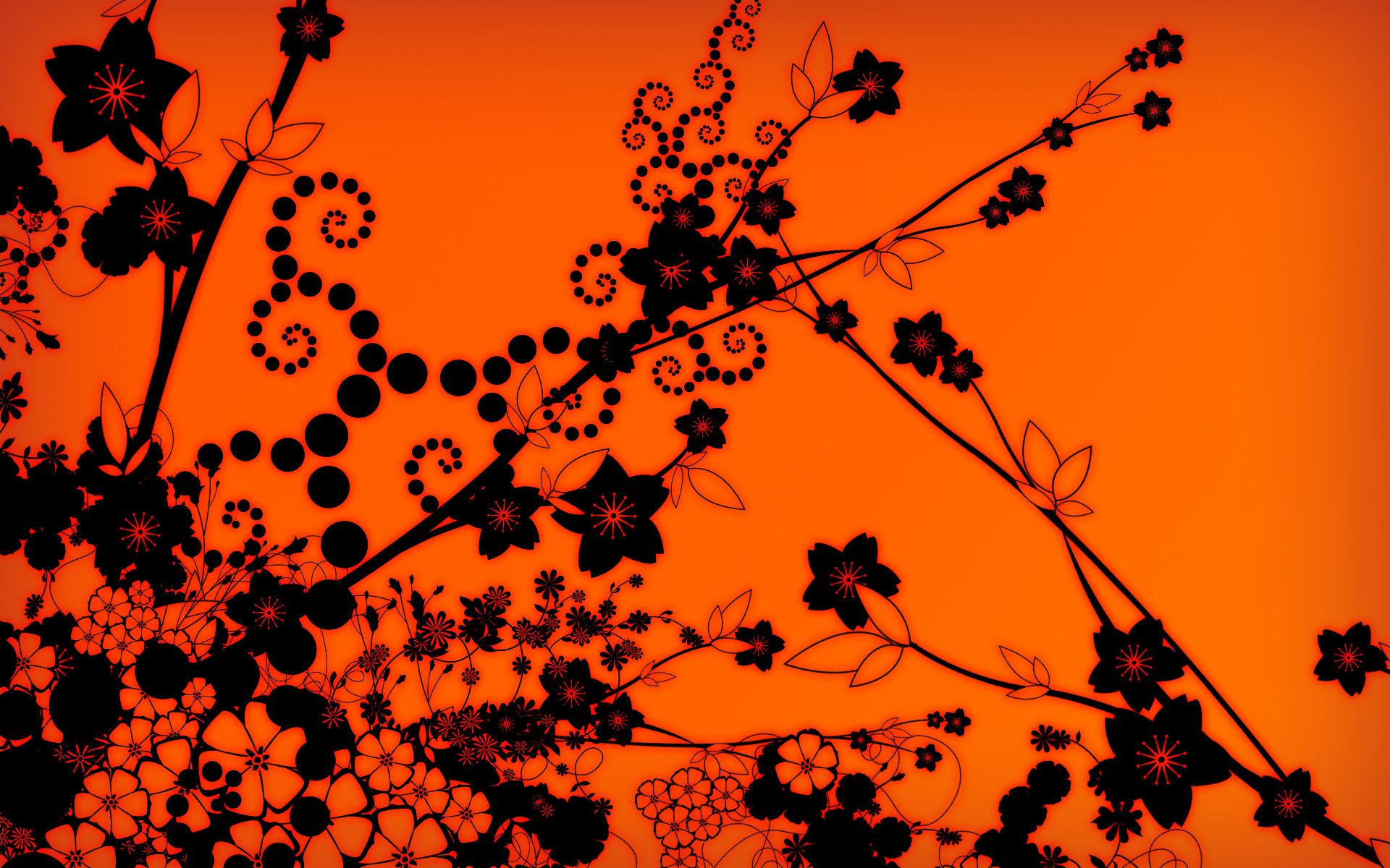 Orange and Black Windows Wallpapers on WallpaperDog