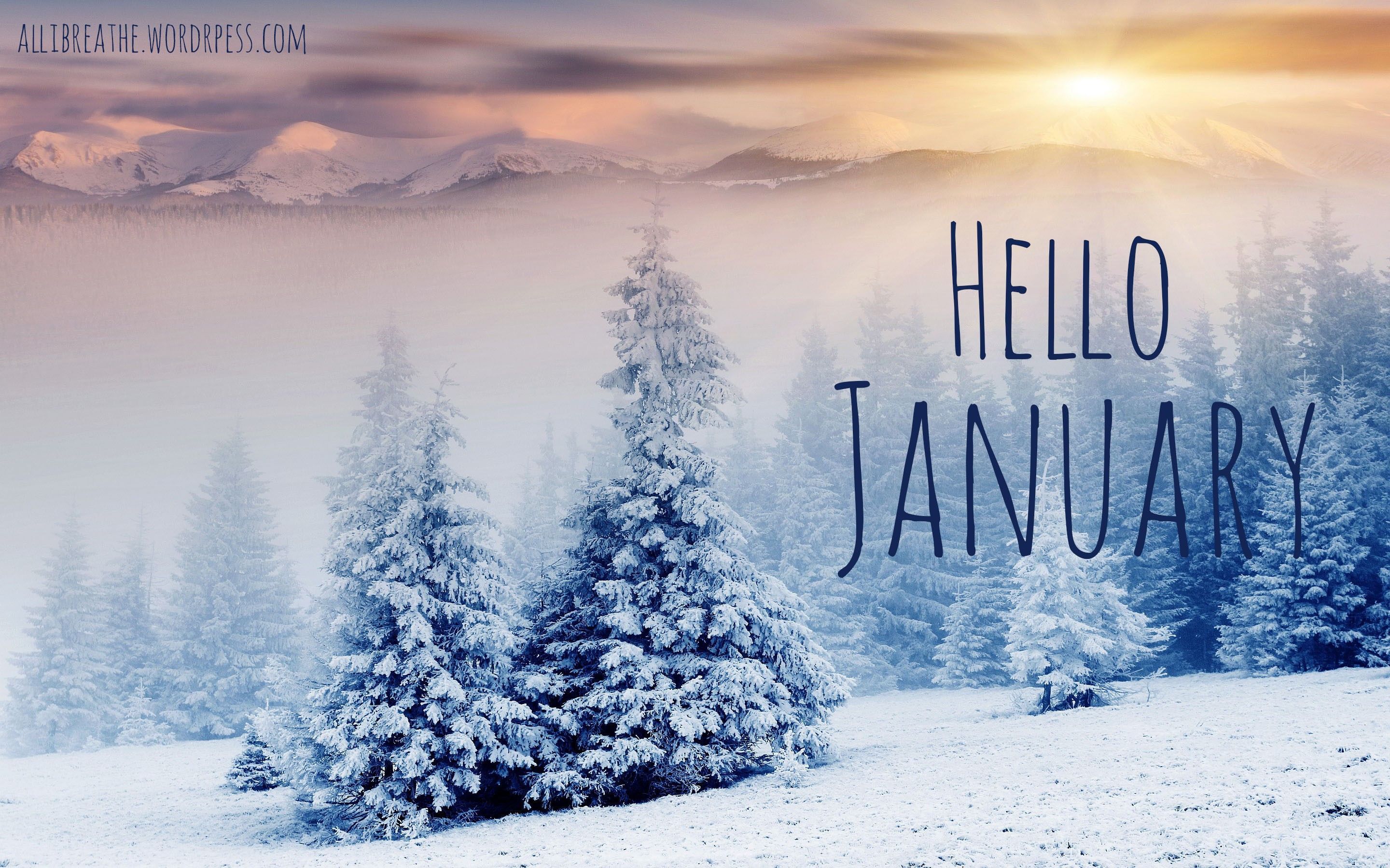 January wallpaper background free download for your devices