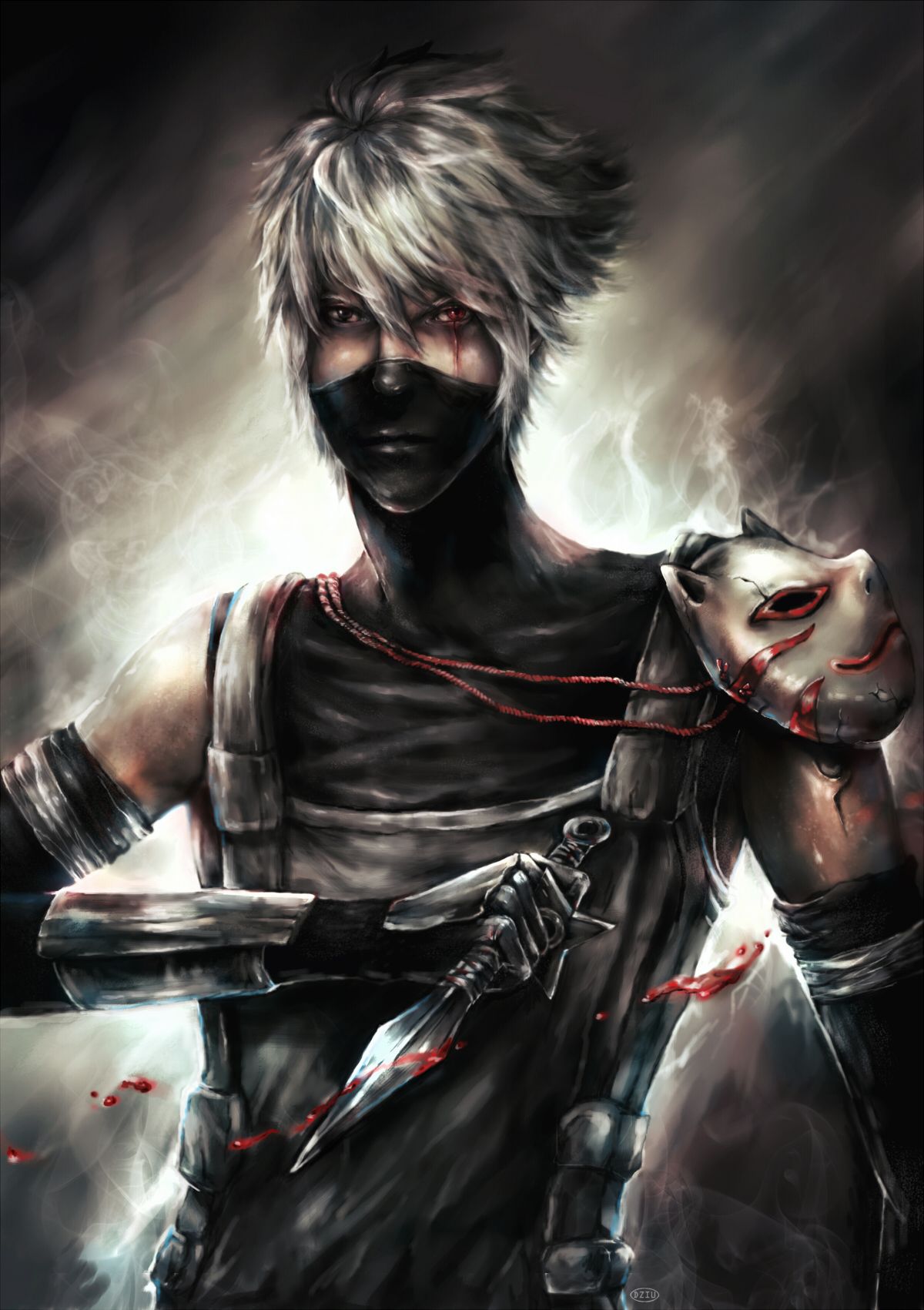 Kakashi na ANBU, derruba 5 shinobis com chidori. #fyyyyyyyyyyyyyyyy #v