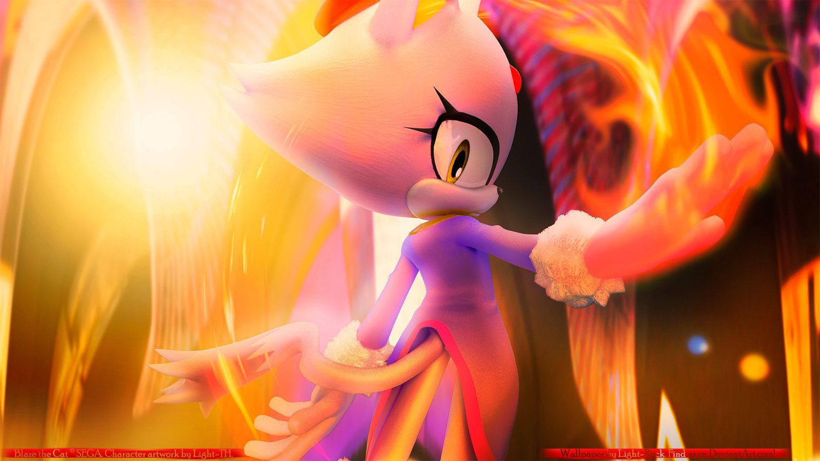 Blaze the Cat November 2013  Sonic Channel Wallpaper  Sonic  Translations  Sonic Notes