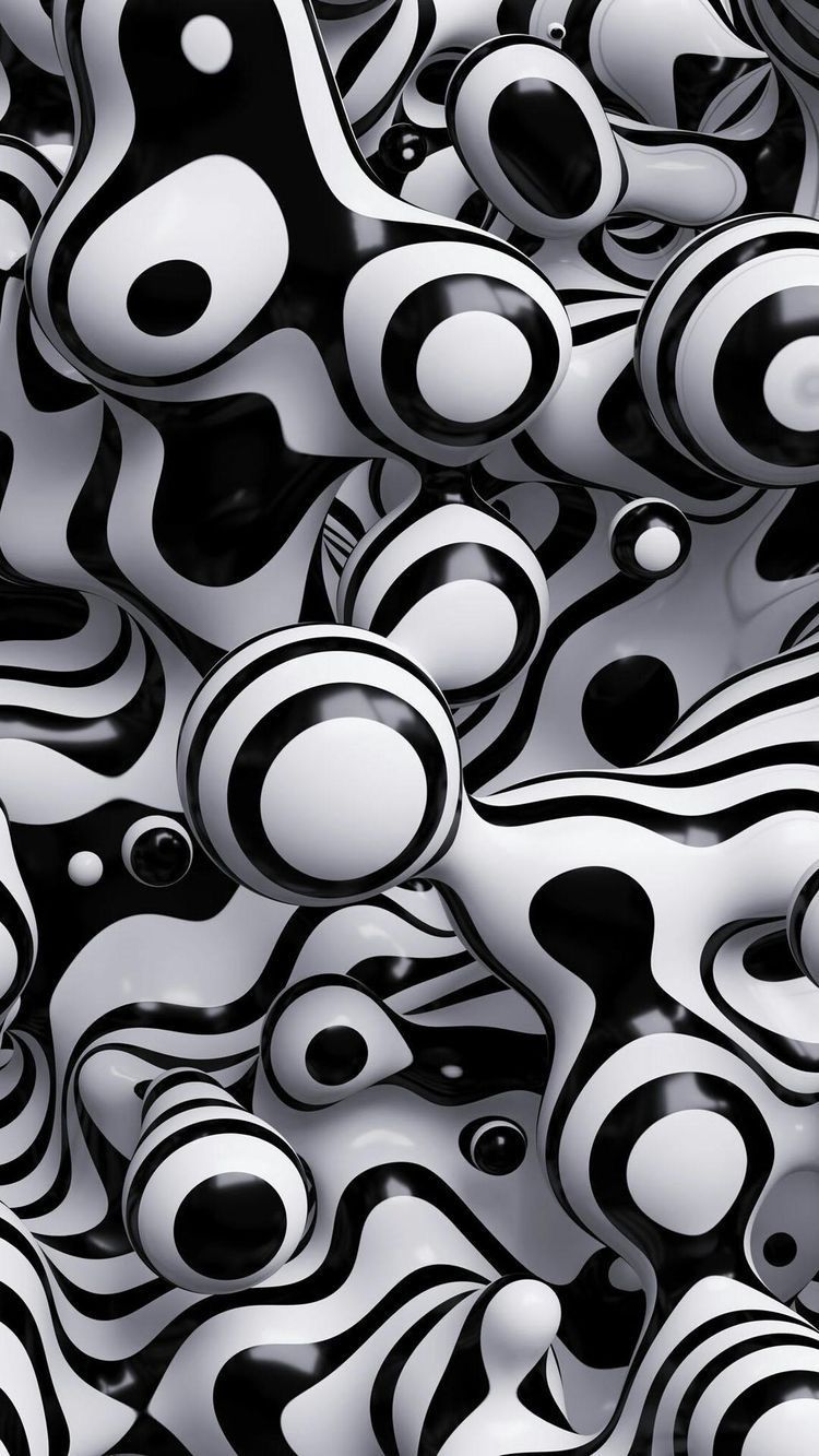 Abstract Black and White Phone Wallpapers on WallpaperDog