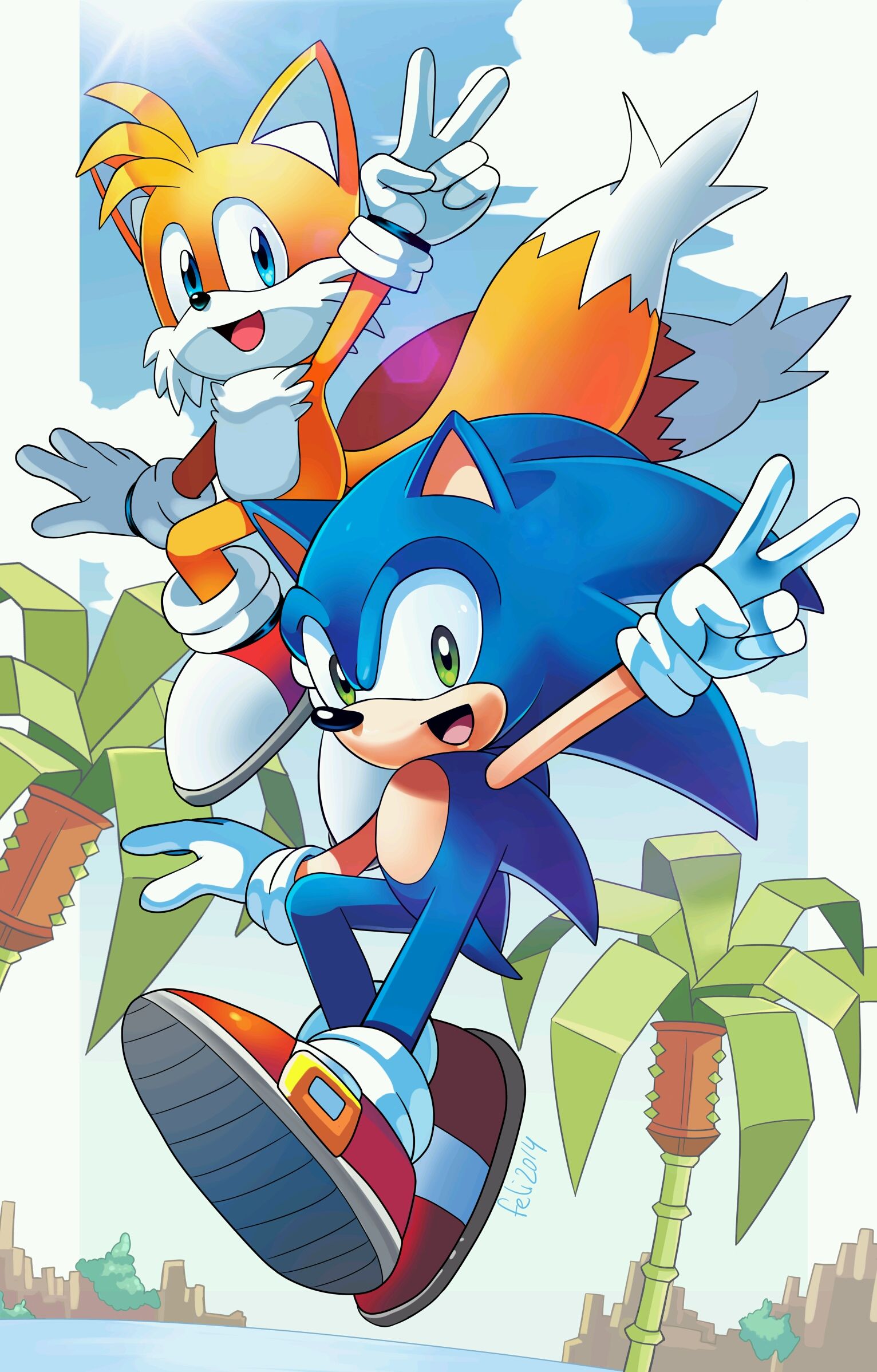 Anime Sonic X Wallpaper by Mijumaru00