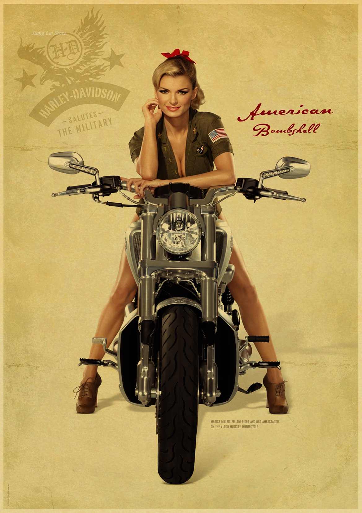 Cafe Racer Pin Up Wallpapers on