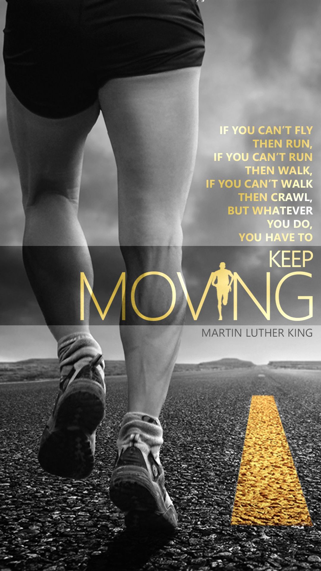 running motivation wallpaper