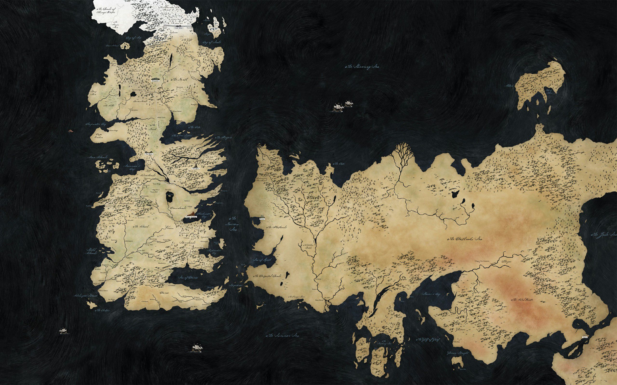 Game of Thrones Map Wallpapers on WallpaperDog
