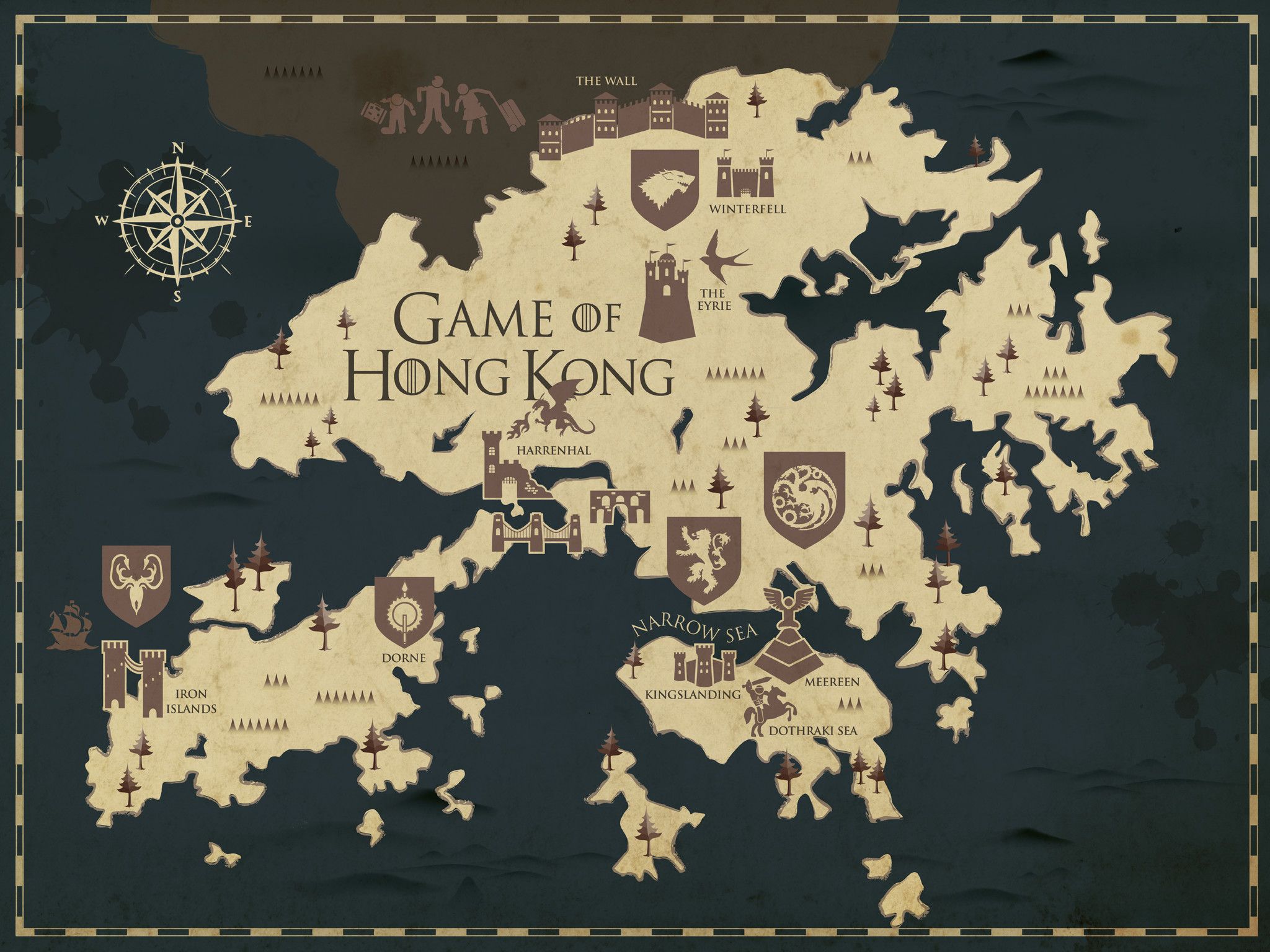 Map of westeros | Westeros map, Westeros, Map