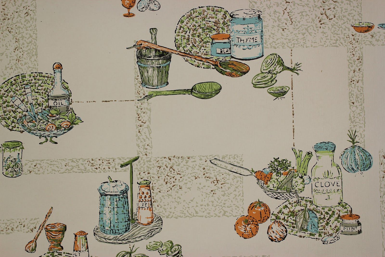 Vintage 50s Kitchen Wallpapers on WallpaperDog