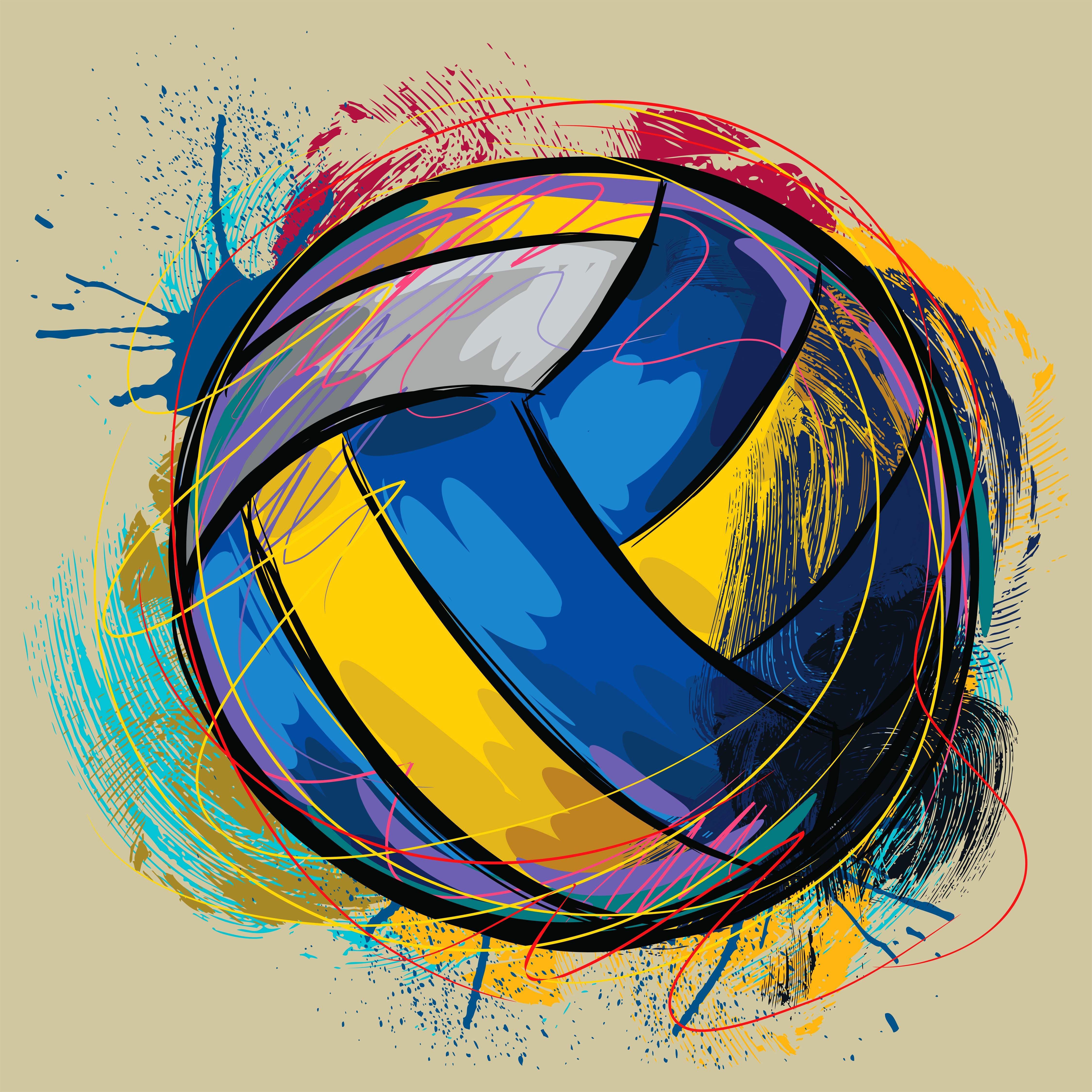 Wall Mural bouton volleyball - PIXERS.US