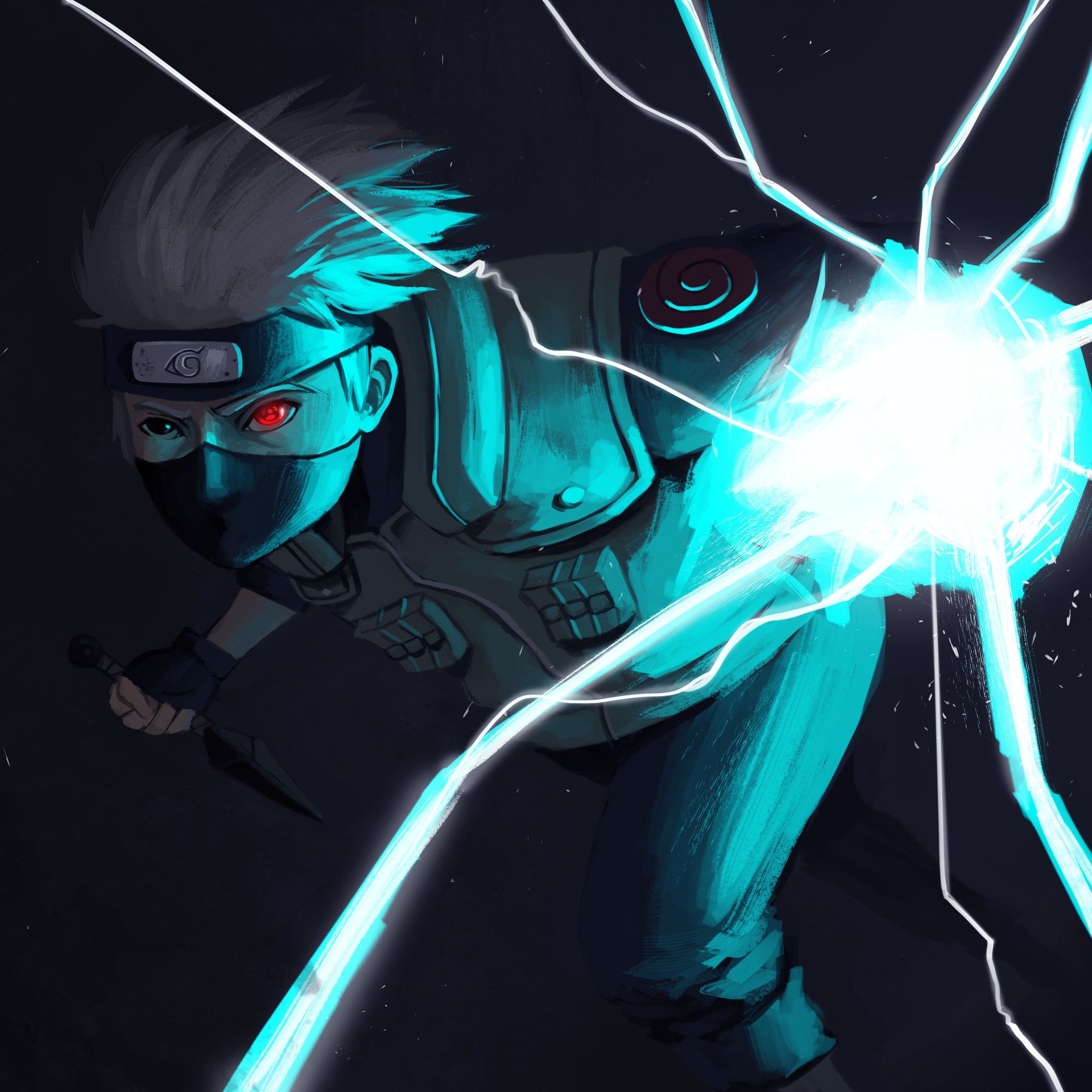 Kakashi Lightning Blade Sharingan Wallpapers on WallpaperDog