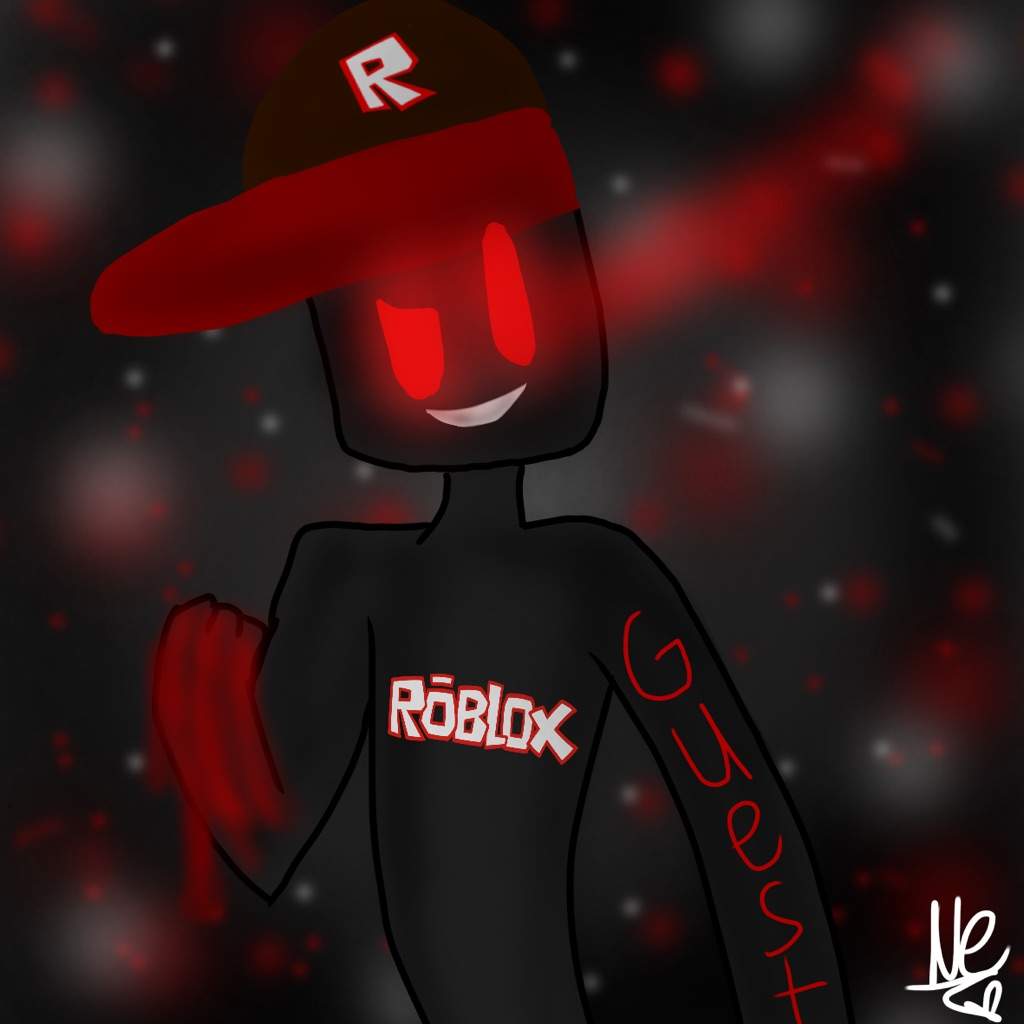 Download Roblox Guest Avatar In Action Wallpaper