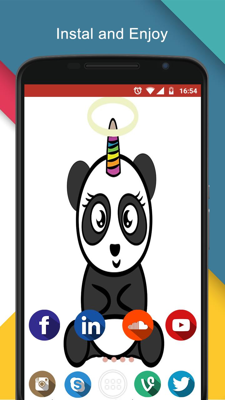 Panda Unicorn Wallpapers on WallpaperDog