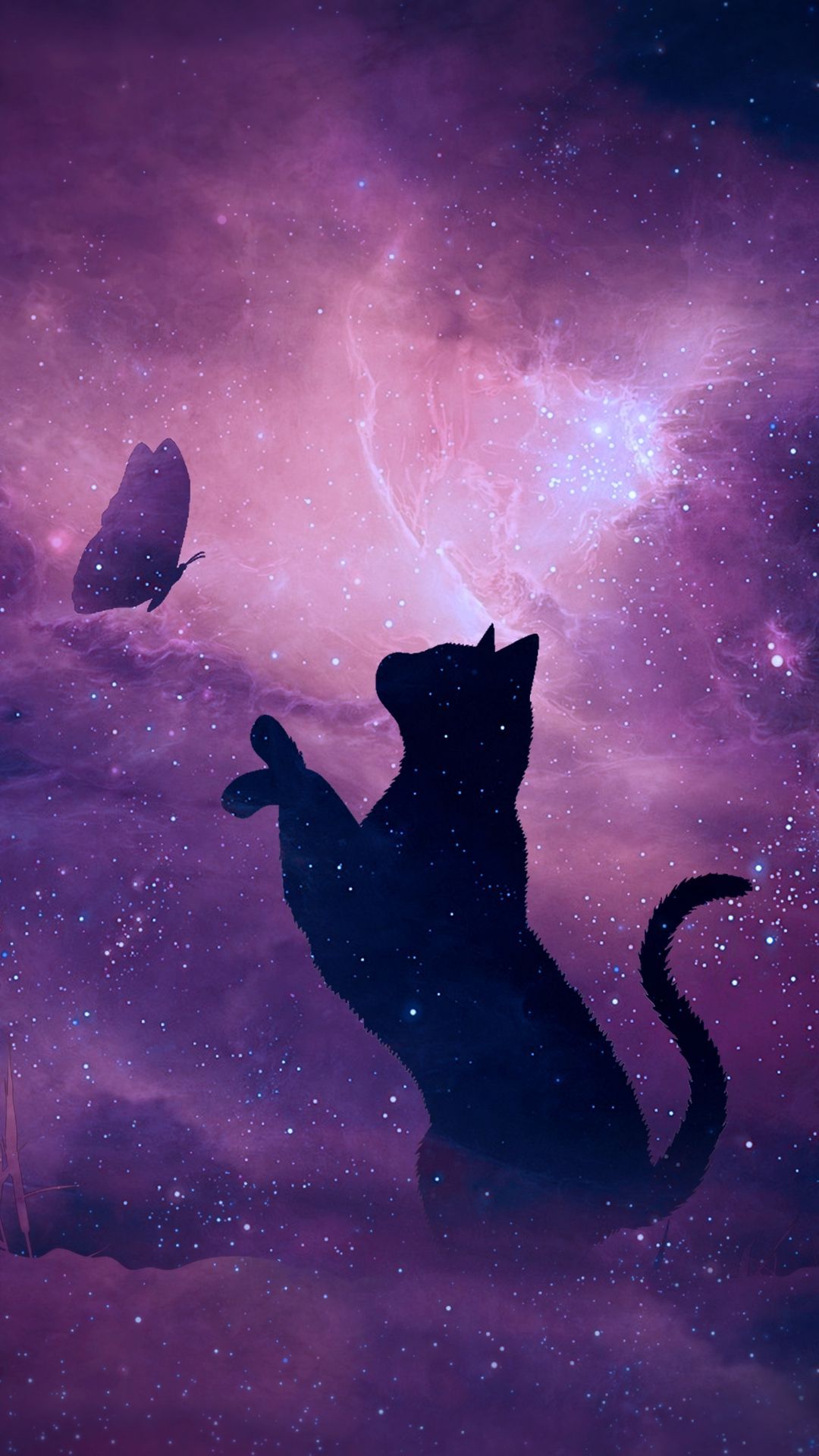 galaxy cat wallpaper tumblr