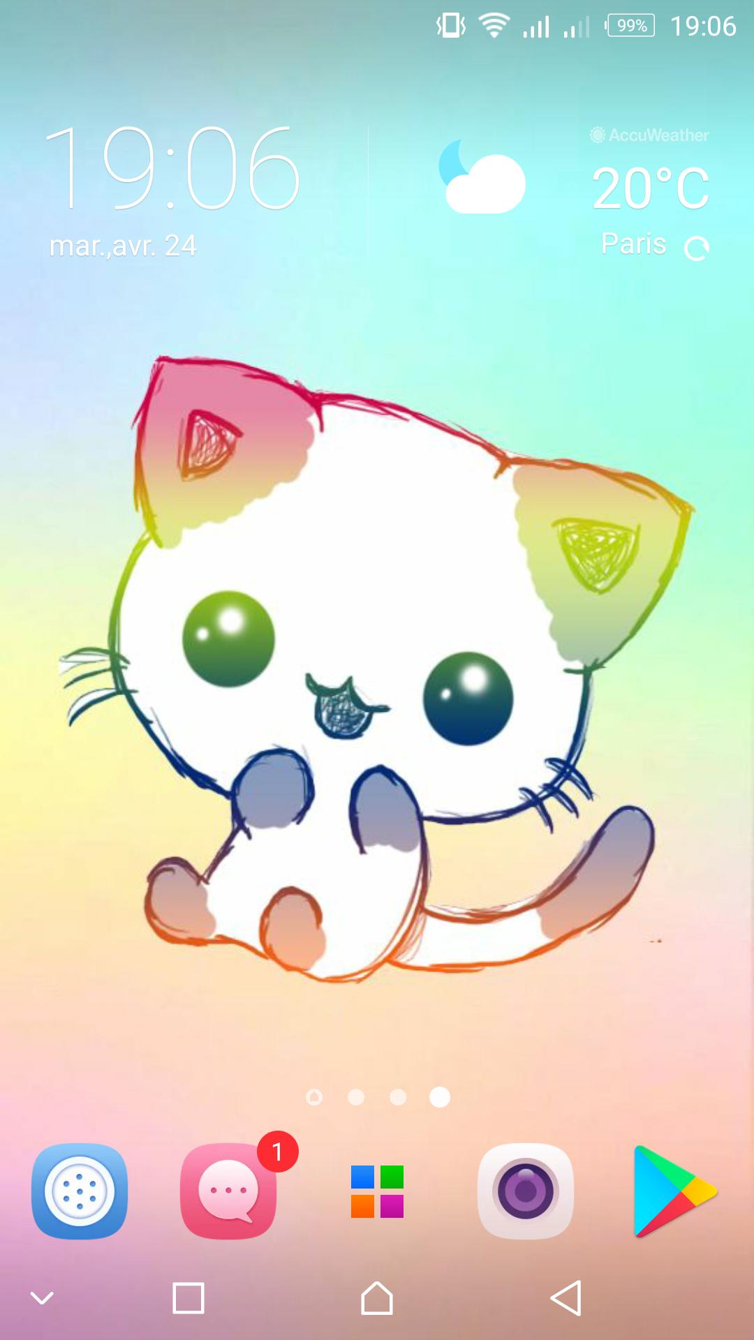 Baby Background Cute Cat Wallpaper Cartoon - Deeper
