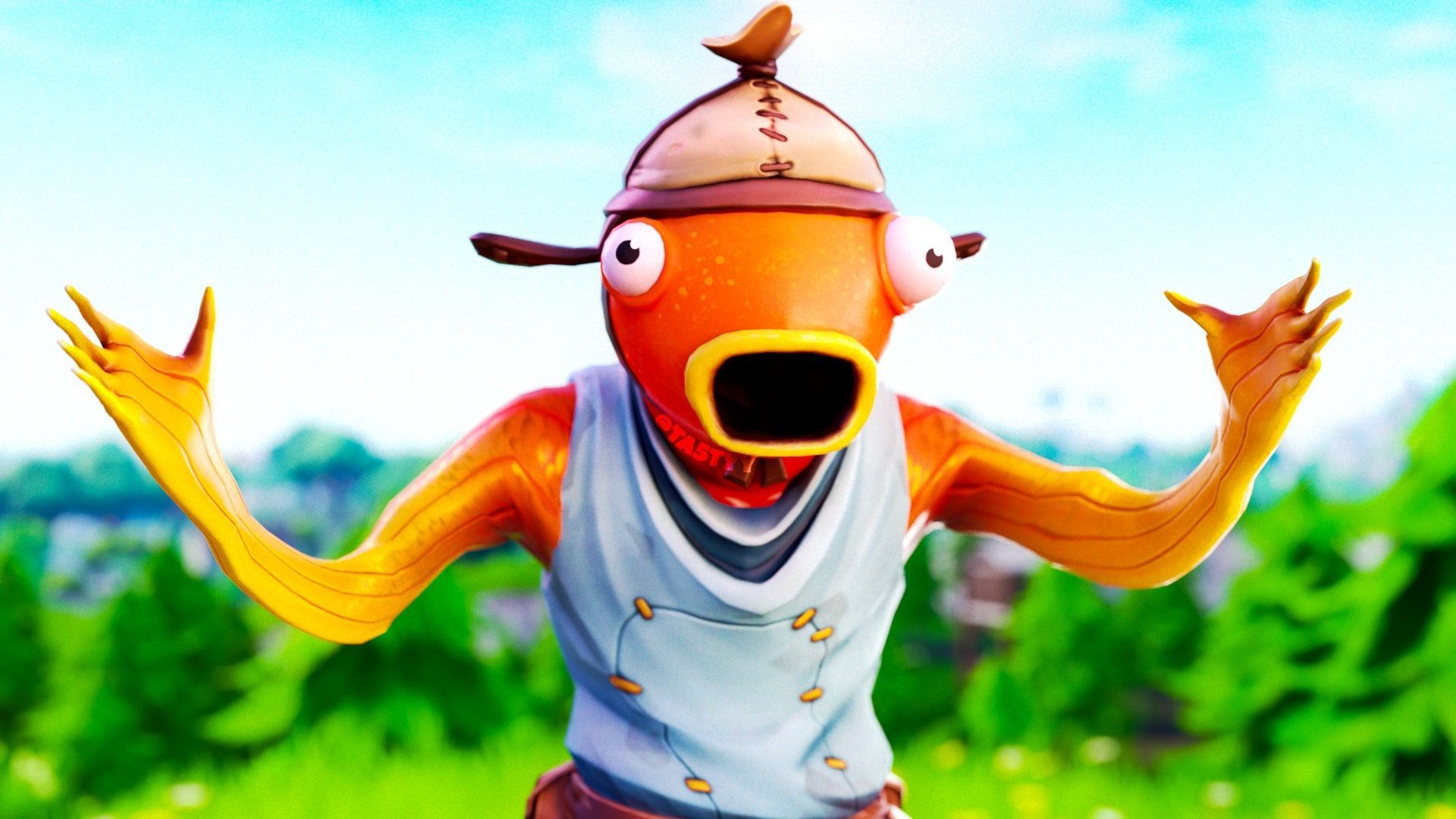 Download wallpapers 4k Fishstick blue grunge background 2020 games  Fortnite vortex Fortnite characters Fishstick Skin Fortnite Battle  Royale Fishstick Fortnite for desktop with resolution 3840x2400 High  Quality HD pictures wallpapers